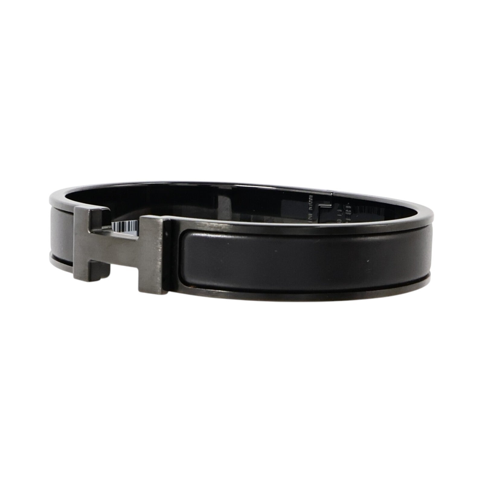 HERMES 金屬/琺瑯Clic HH So Black Bracelet手鏈