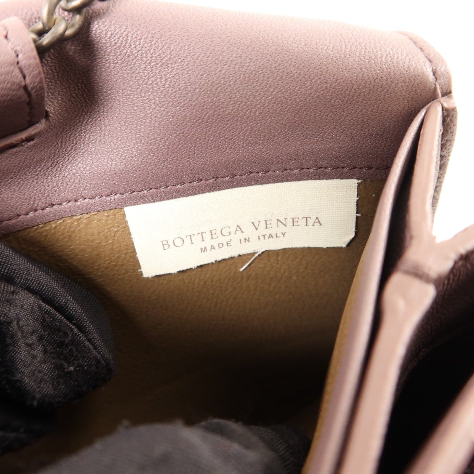 BOTTEGA VENETA 羊皮皮革Wallet On Chain鏈帶肩背袋