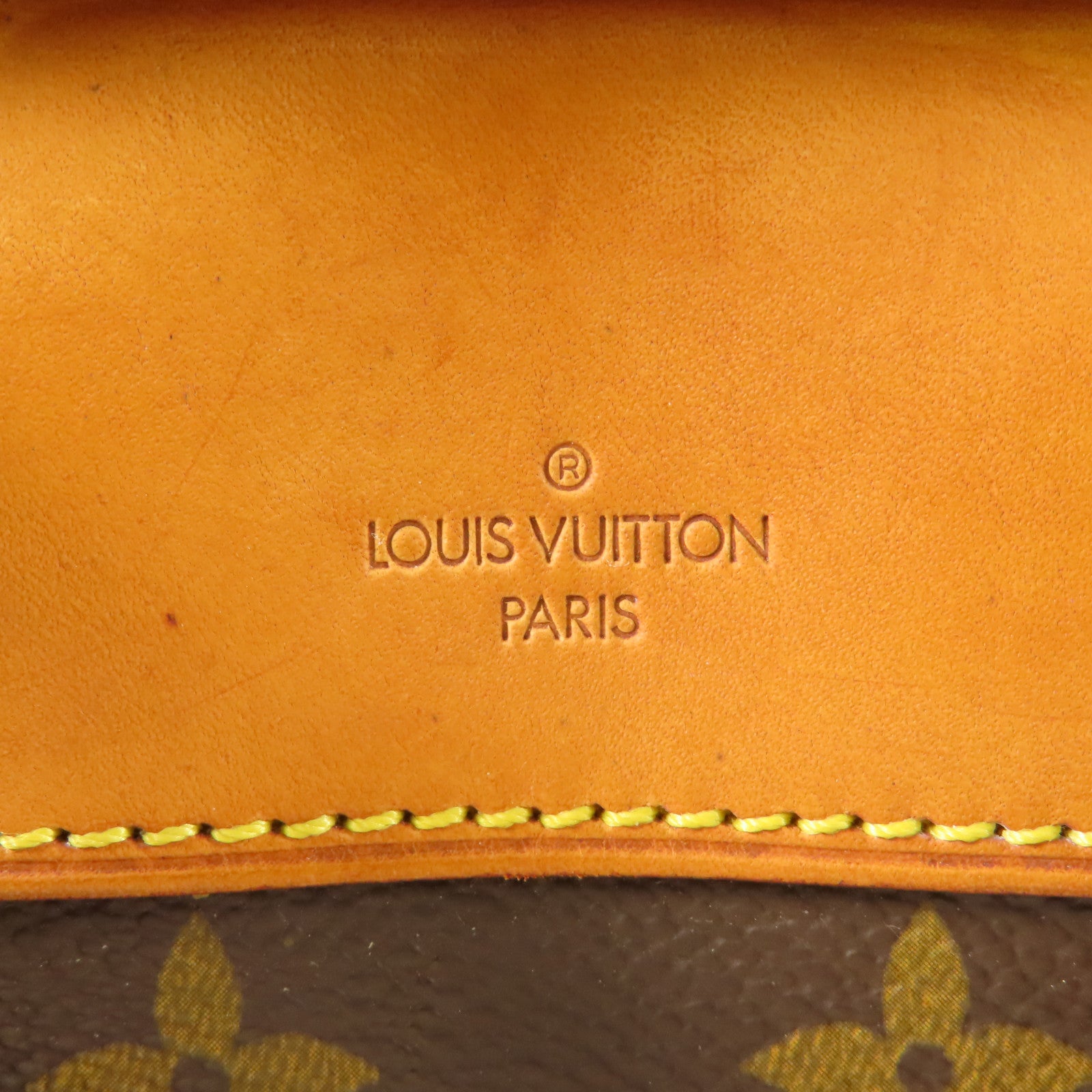 LOUIS VUITTON【激減優惠】 Monogram Deauville金扣手挽袋棕色