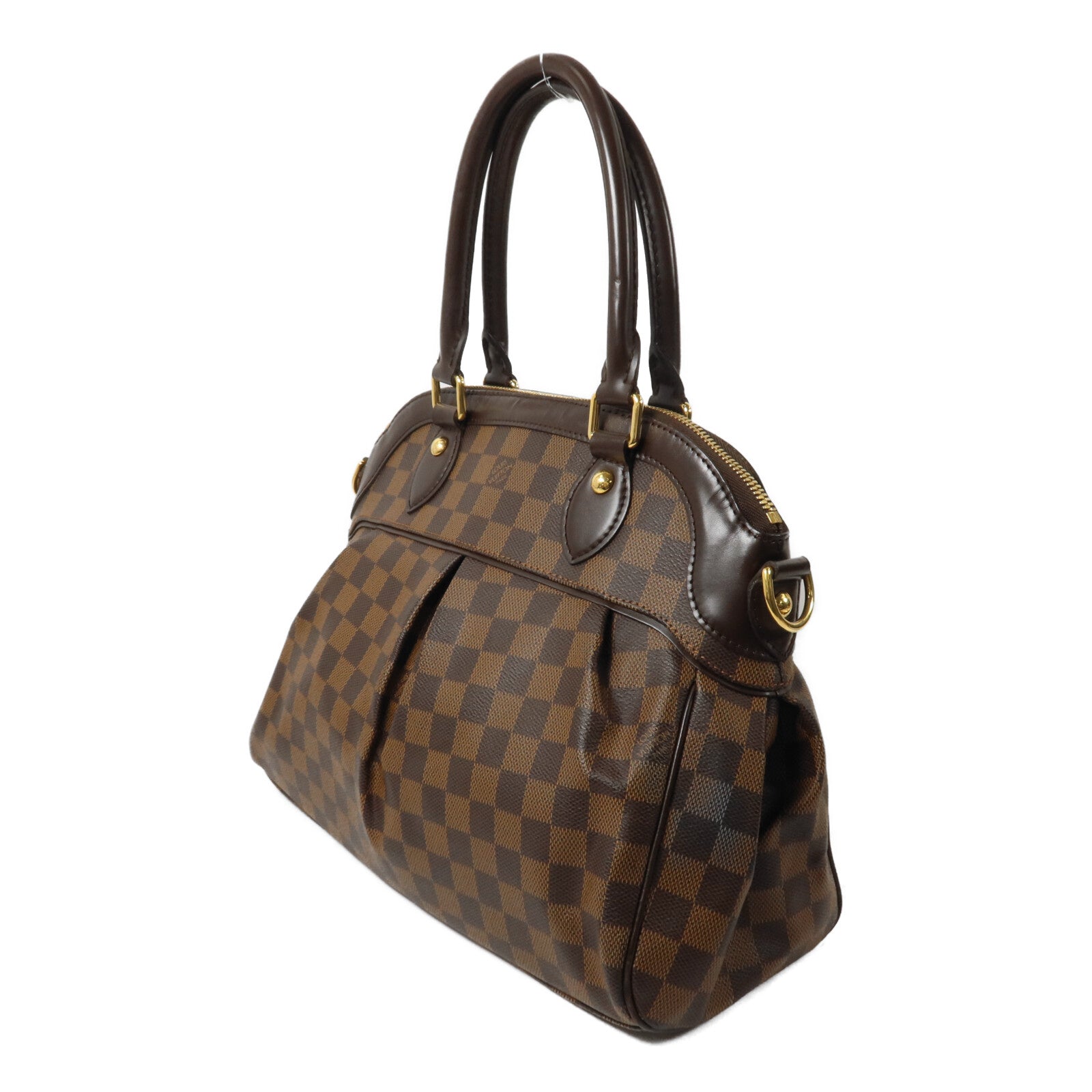 LOUIS VUITTON Damier Trevi PM手挽肩背兩用袋