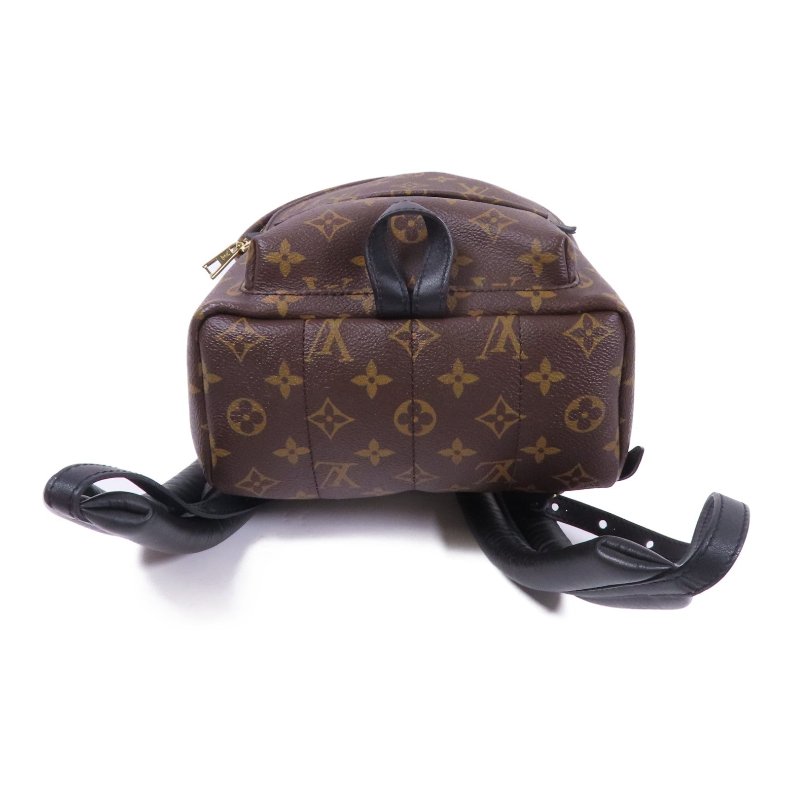 LOUIS VUITTON Monogram Macassar Palm Springs PM金扣背包