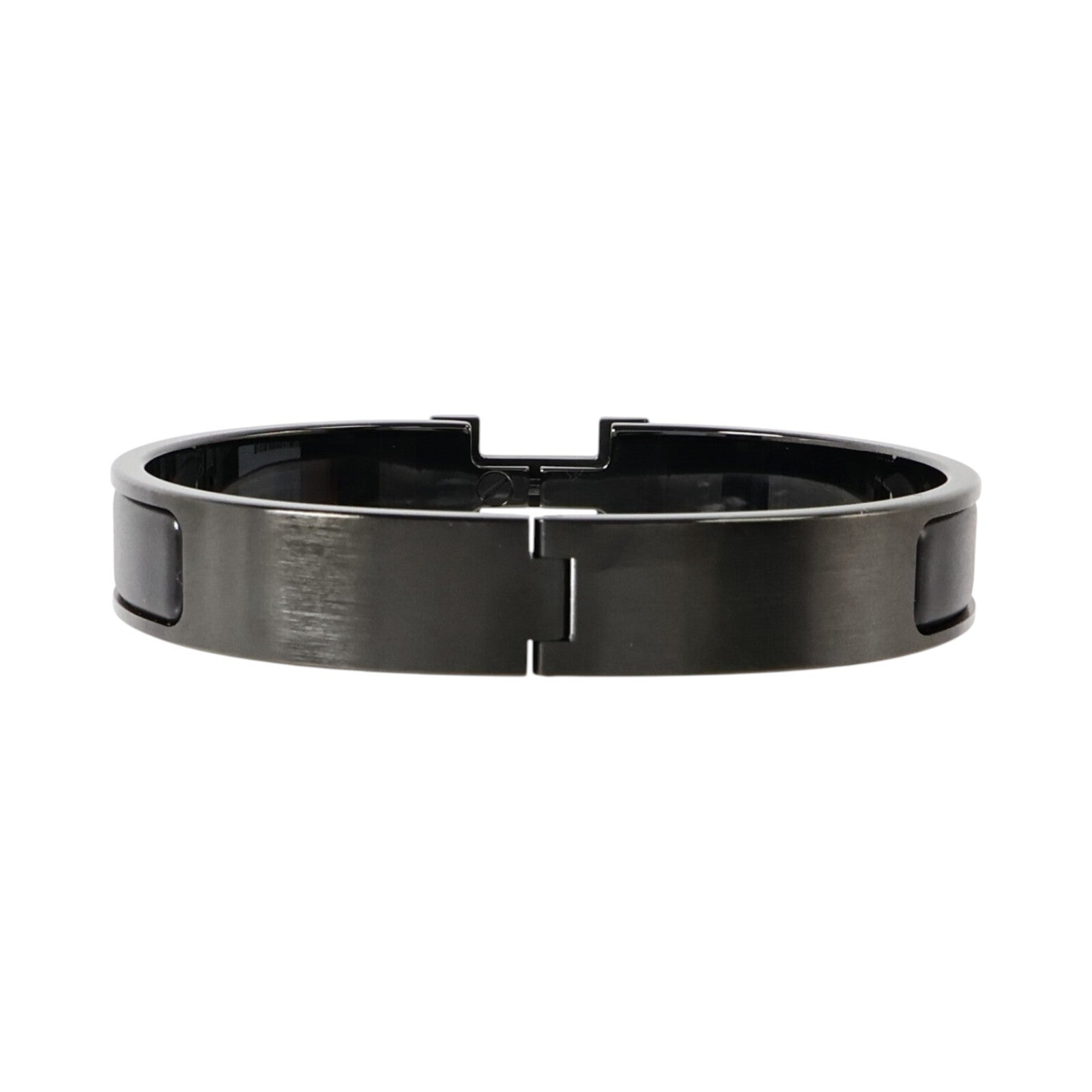 HERMES 金屬/琺瑯Clic HH So Black Bracelet手鏈