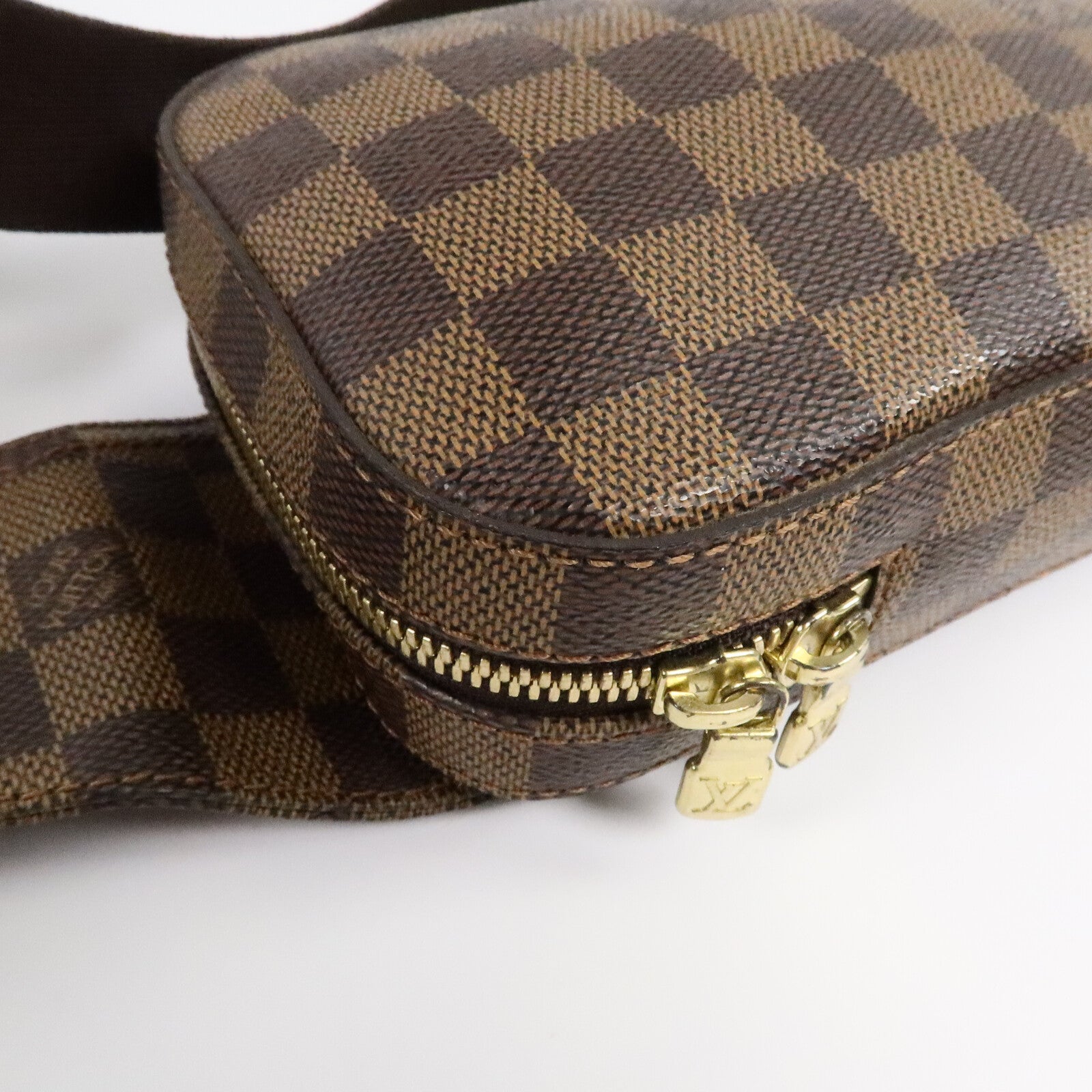 LOUIS VUITTON Damier Geronimos金扣腰包