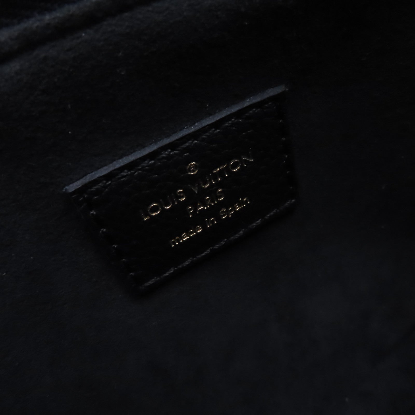 LOUIS VUITTON Monogram Empreinte Multi Pochette Accessories Shoulder Bag肩背袋黑色