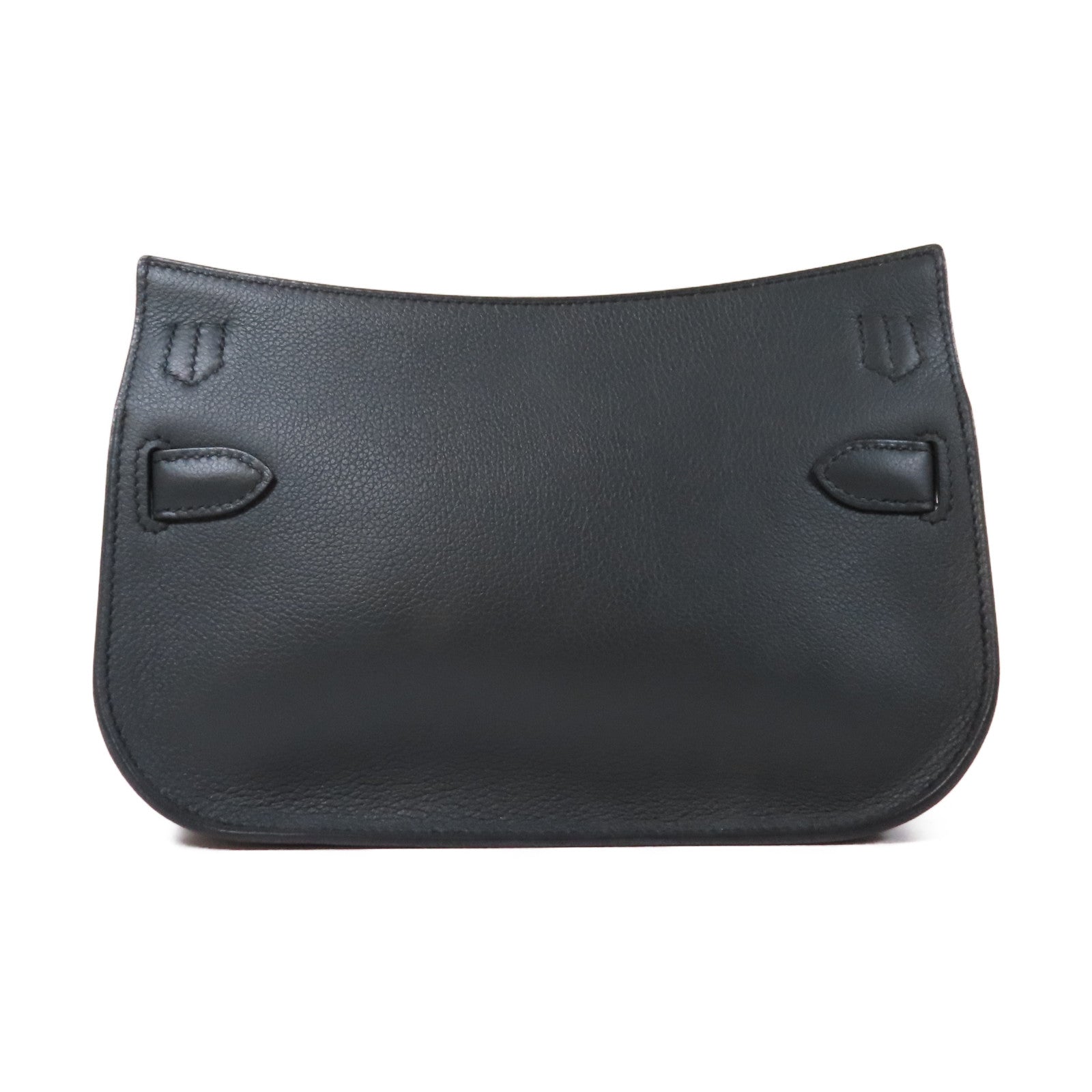 HERMES Evercolor皮革Jypsiere金扣肩背袋綠色