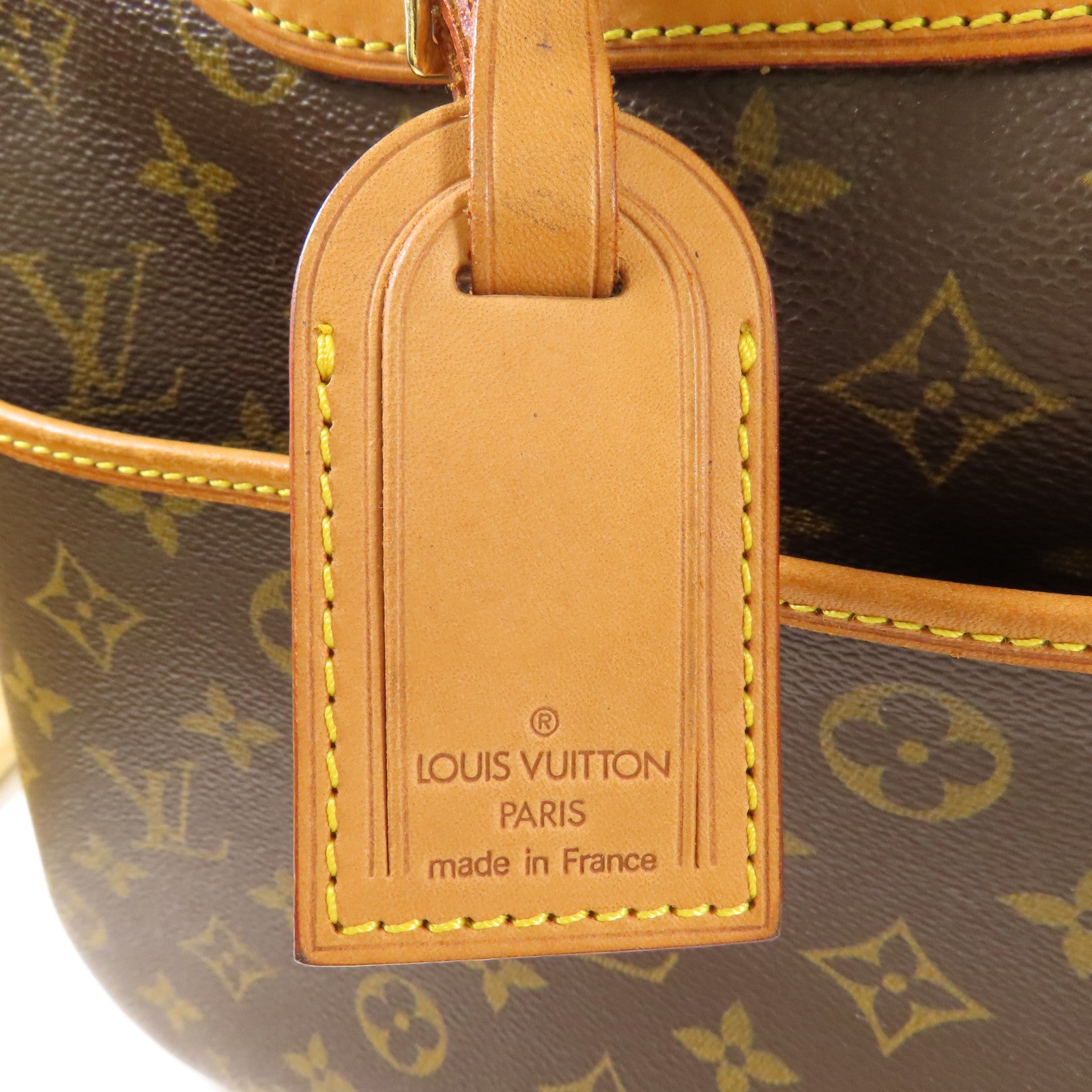LOUIS VUITTON【激減優惠】 Monogram Deauville金扣手挽袋棕色