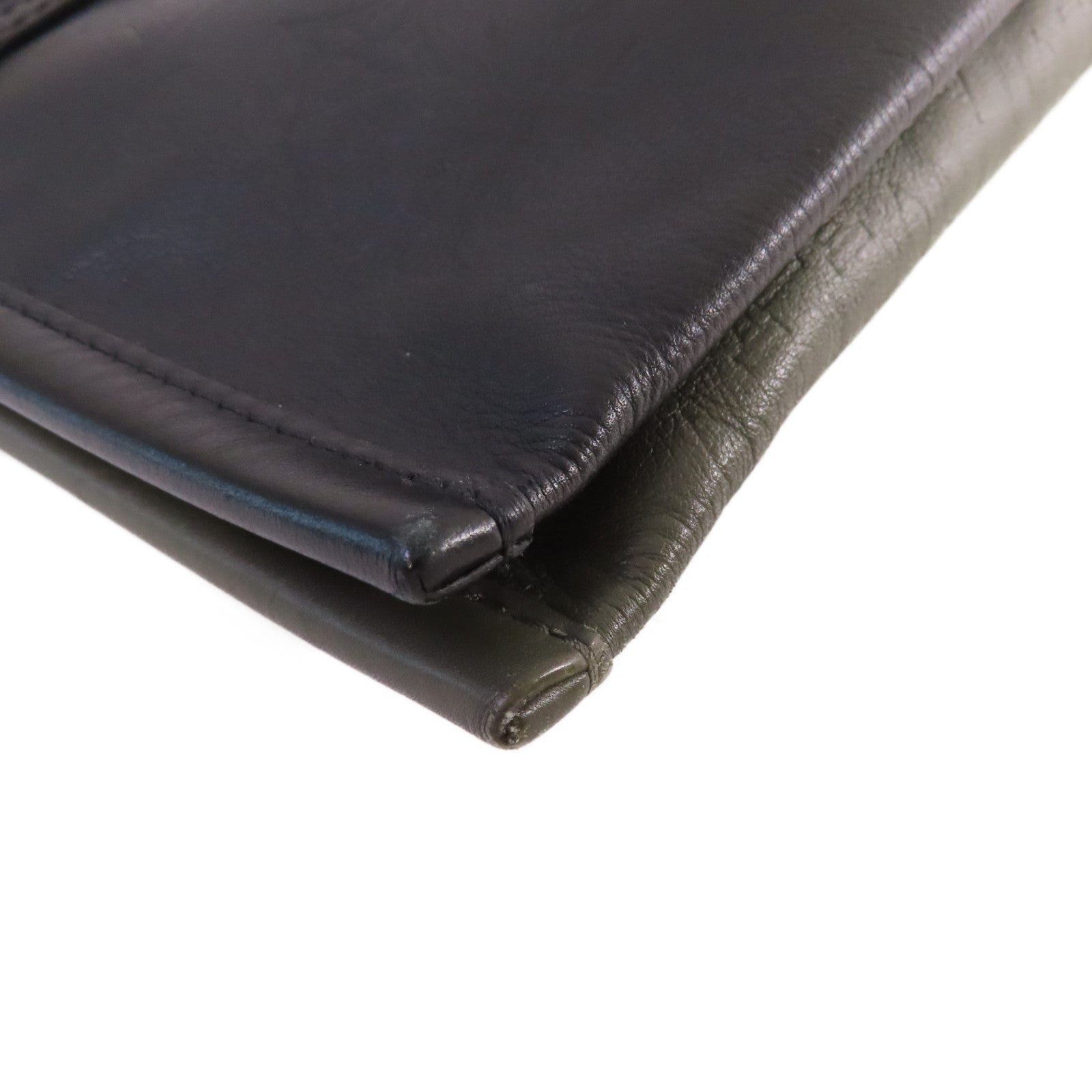 LOUIS VUITTON Monogram Shadow Flat Messenger Shoulder Bag肩背袋黑色/軍綠色