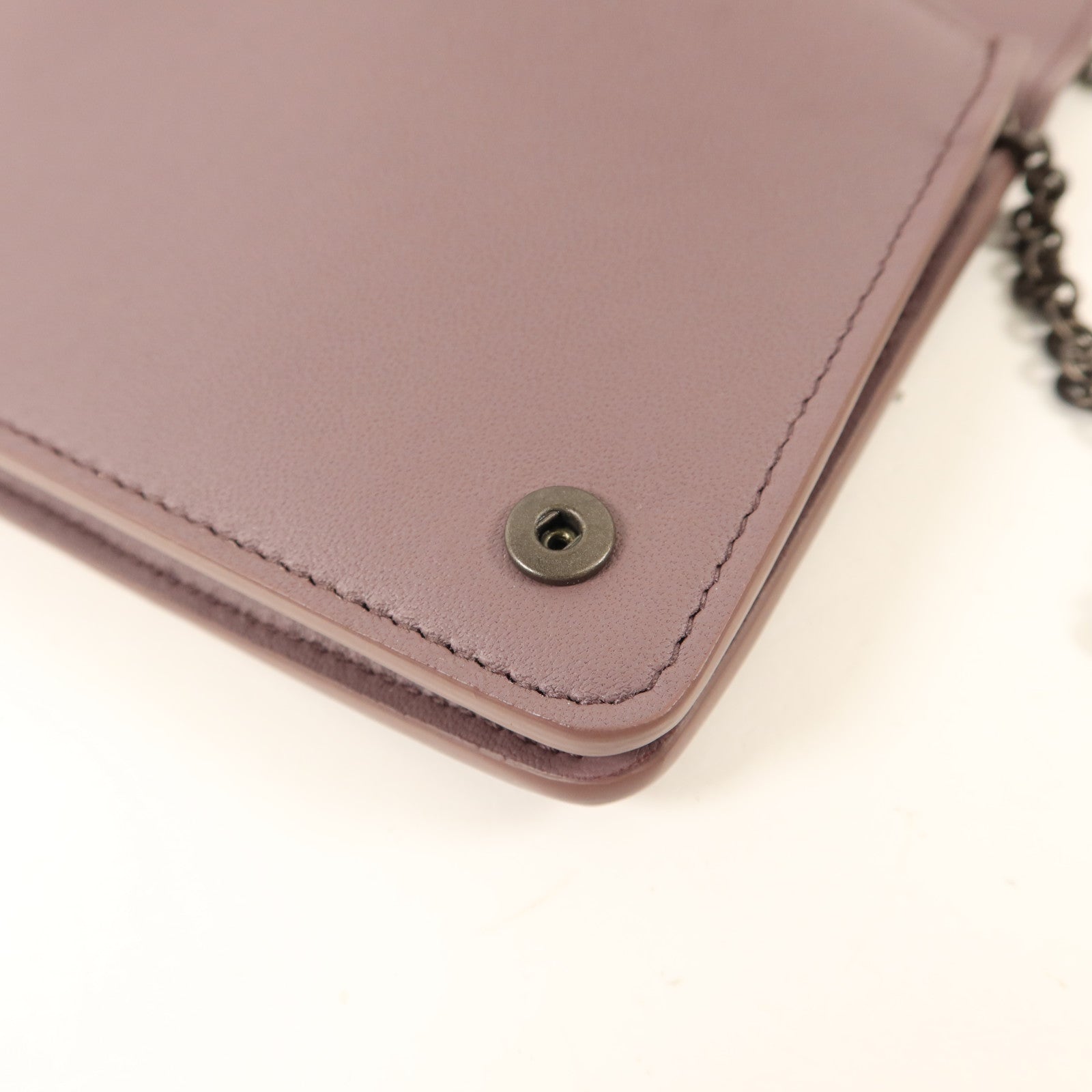 BOTTEGA VENETA 羊皮皮革Wallet On Chain鏈帶肩背袋