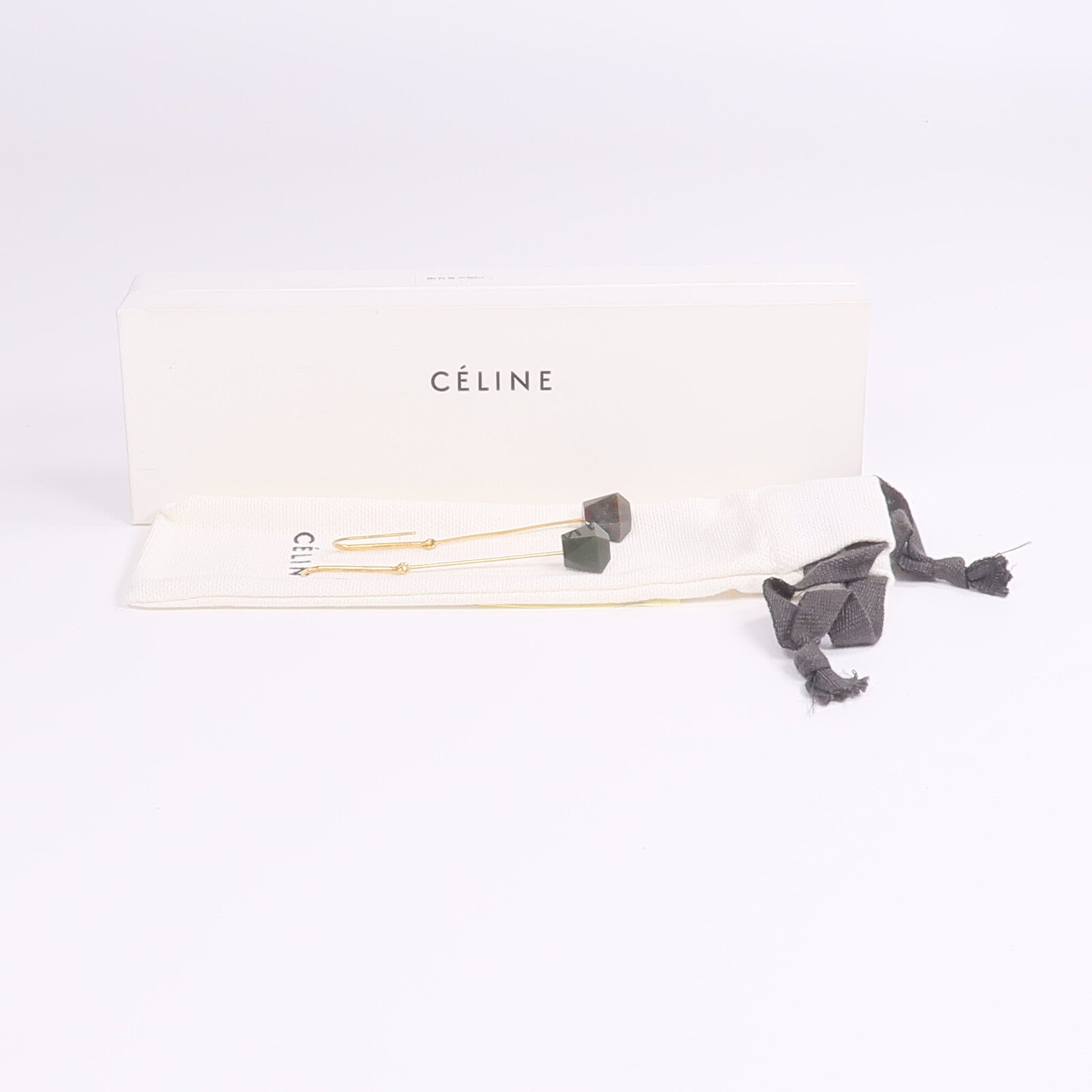CELINE 金屬Stone Earrings耳環