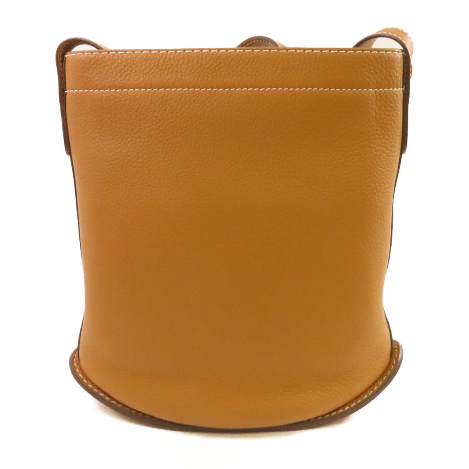 Delvaux 牛皮皮革Pin Daily Suppique Shoulder Bag金扣肩背袋啡色