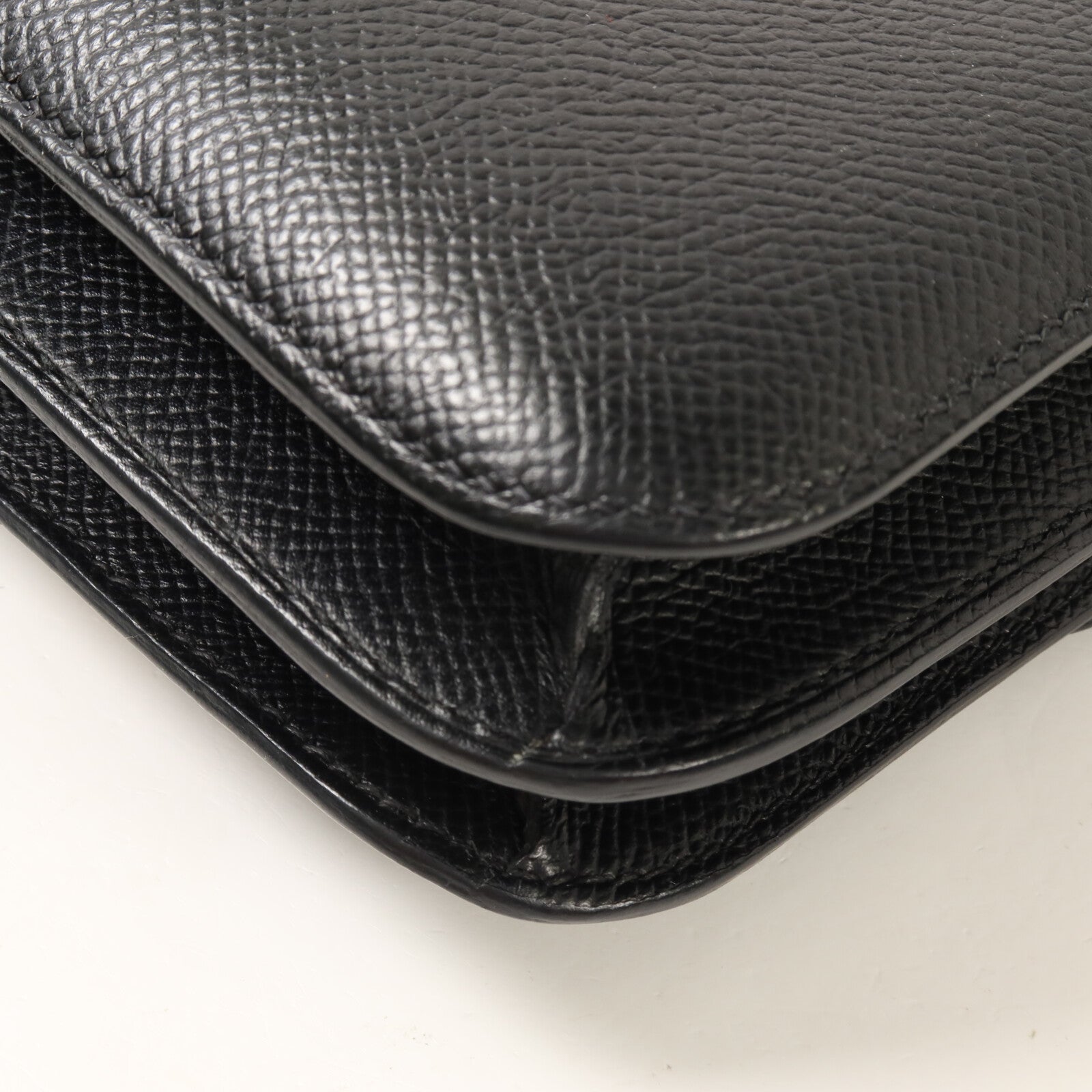 HERMES Epsom皮革Constance Mini肩背袋Noir