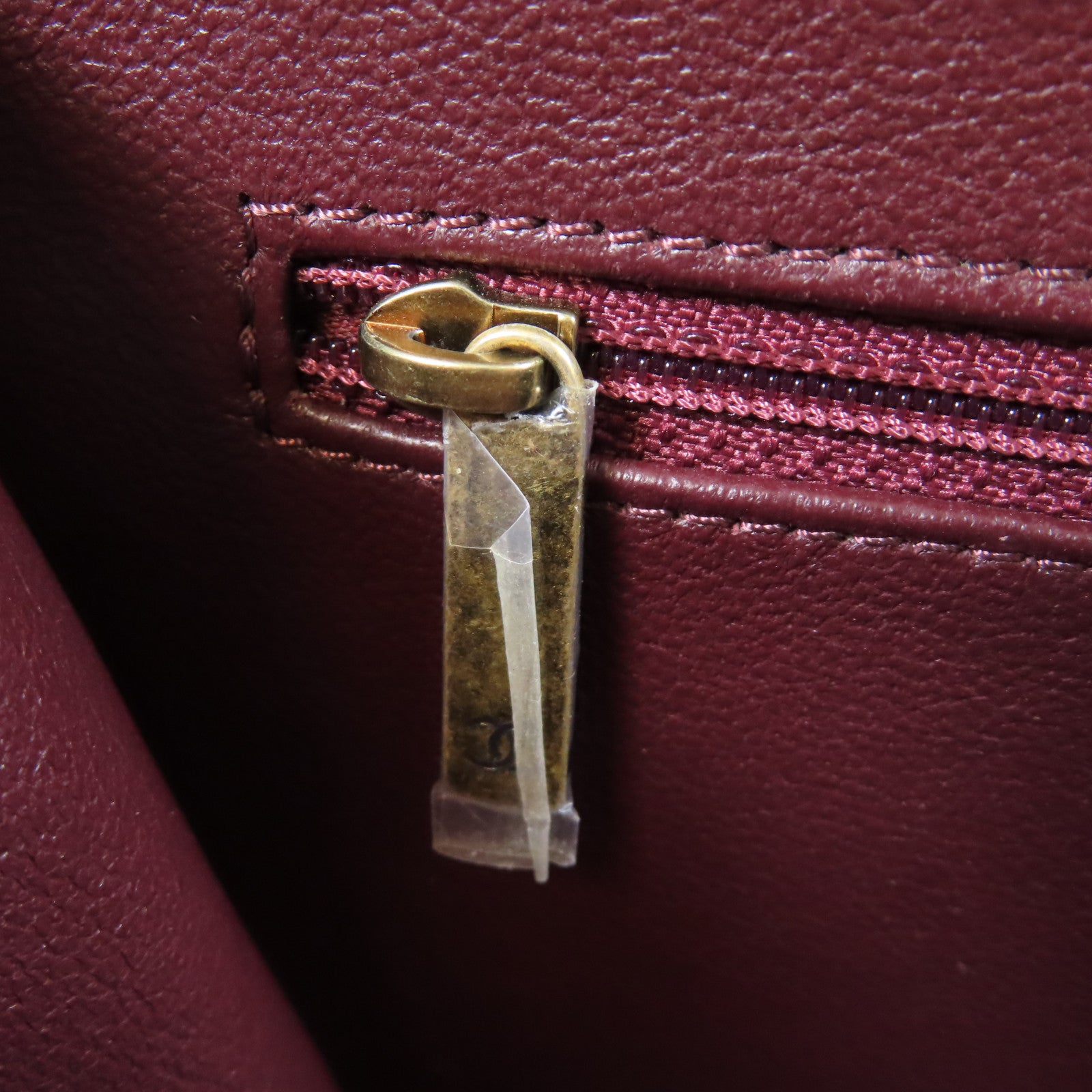 CHANEL 菱格牛皮皮革Chain Shoulder Bag金扣鏈帶肩背袋粉紅色