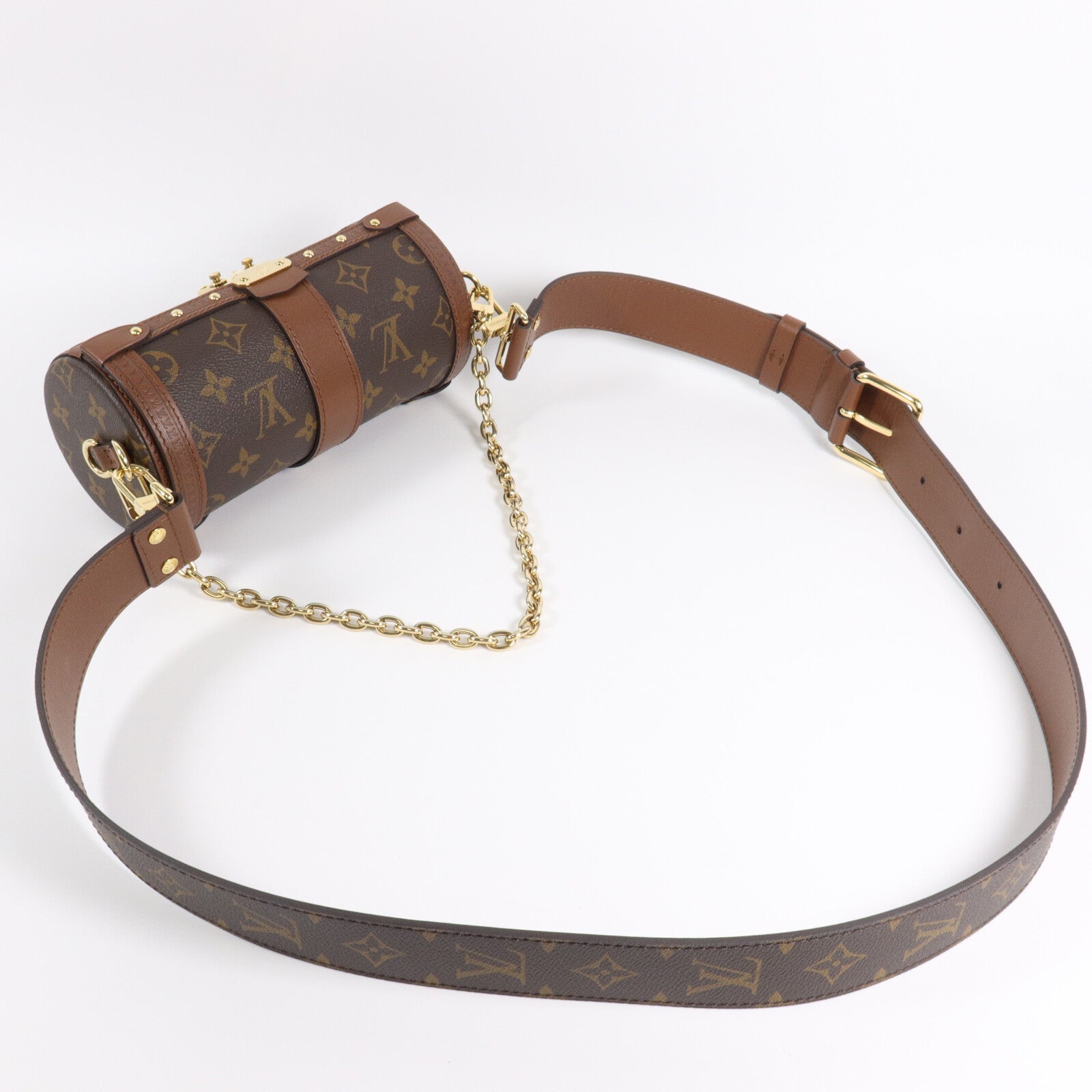 LOUIS VUITTON Monogram Papillon Trunk手挽肩背兩用袋
