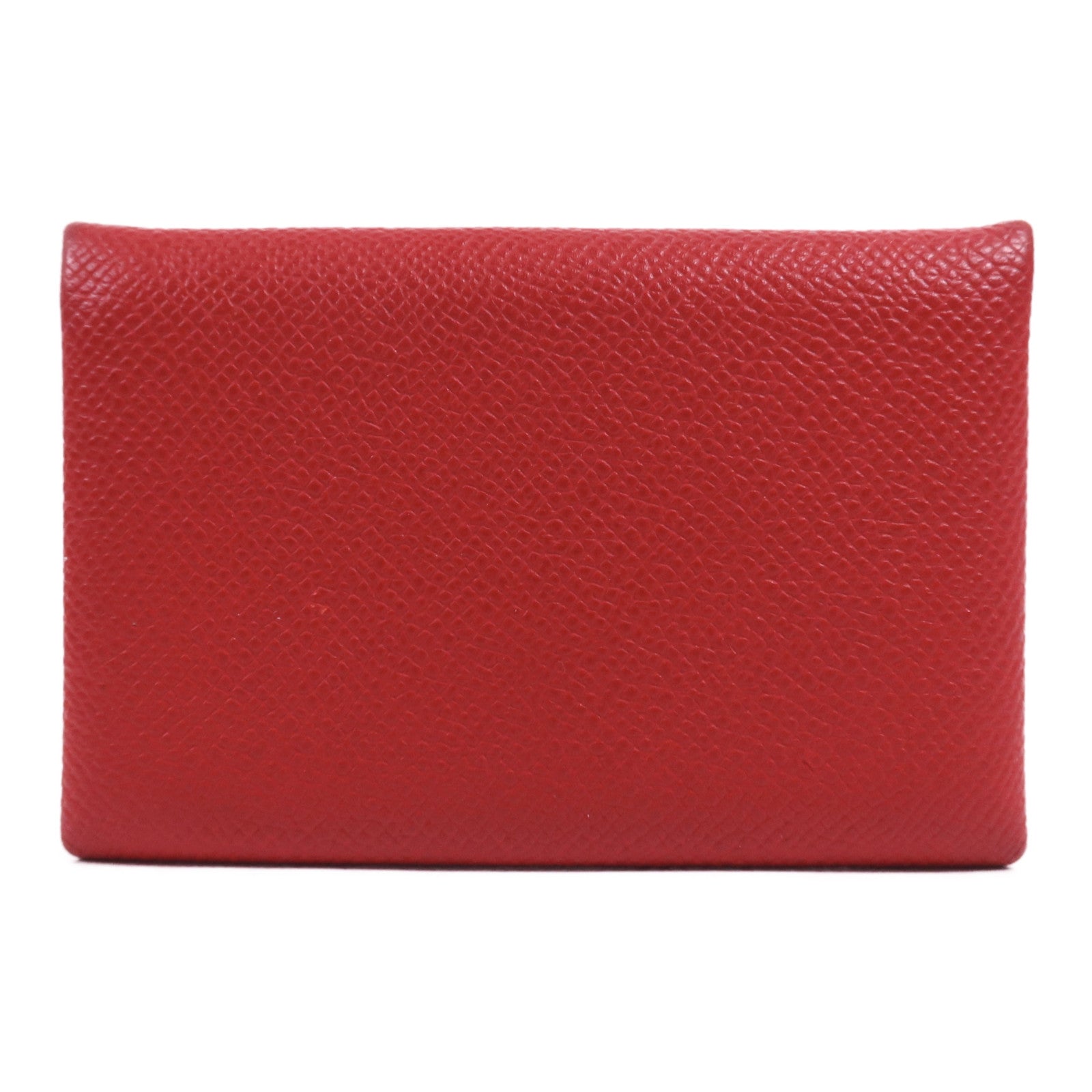 HERMES Epsom皮革Card Holder銀扣卡片套