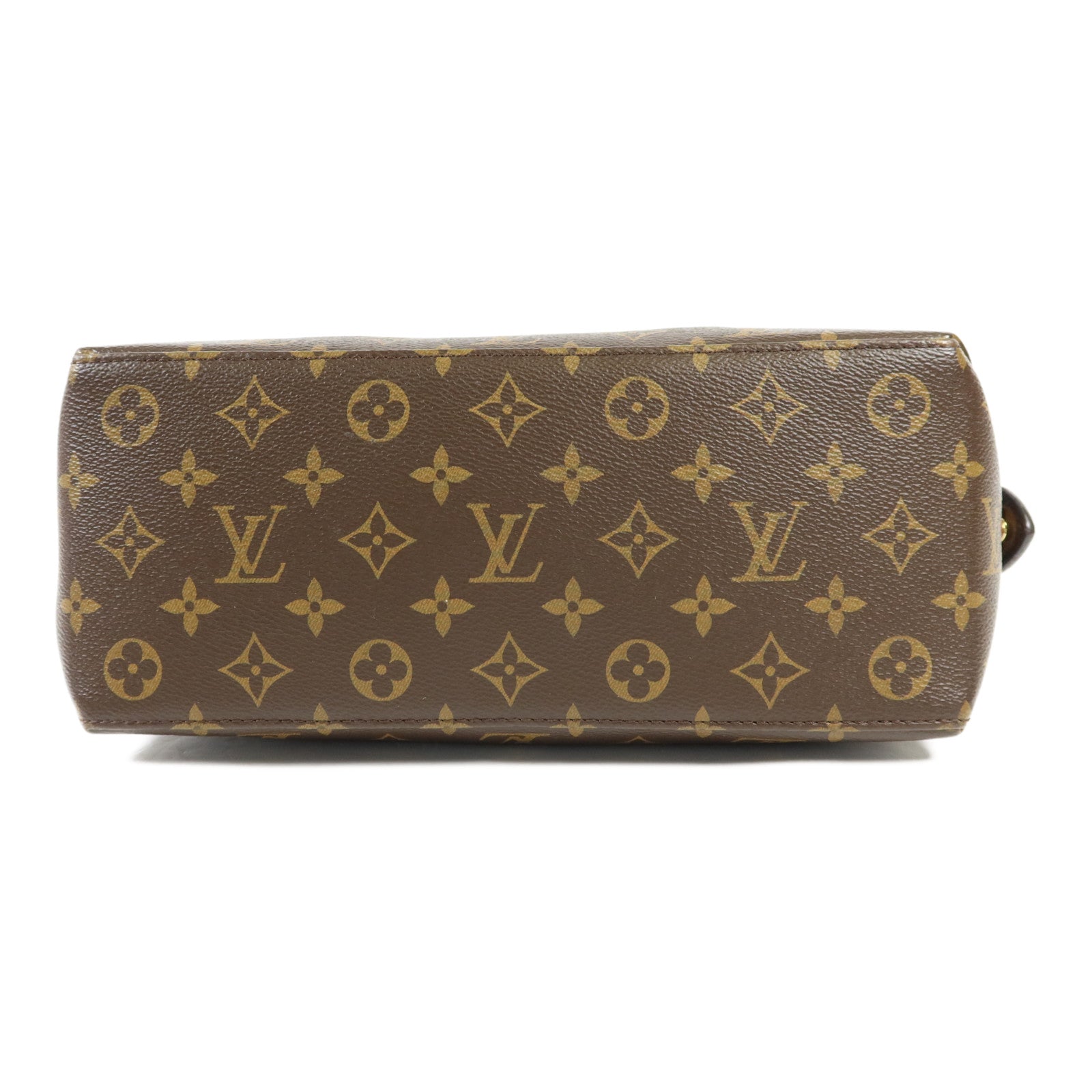 LOUIS VUITTON Monogram Petit Palais金扣手挽肩背兩用袋棕色