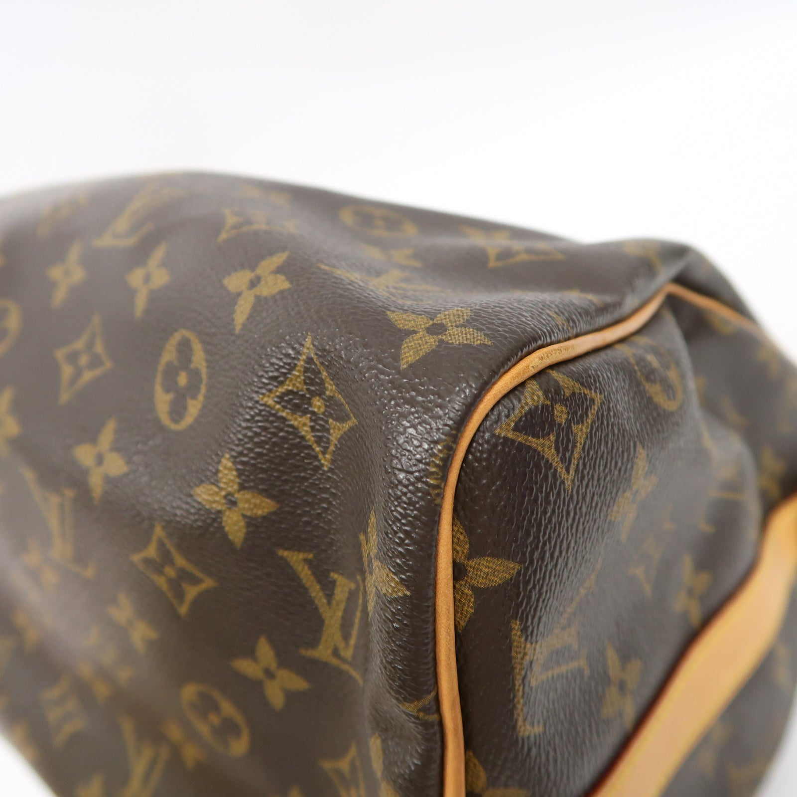 LOUIS VUITTON Monogram Speedy Bandouliere 30金扣手挽肩背兩用袋啡色