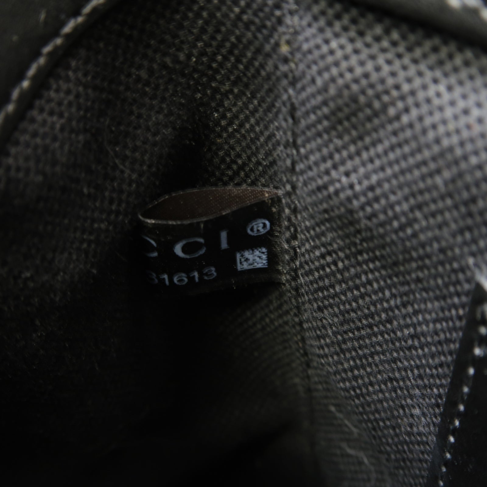 GUCCI 塗層帆布/皮革GG Supreme Mini Tote銀扣手挽肩背兩用袋黑色