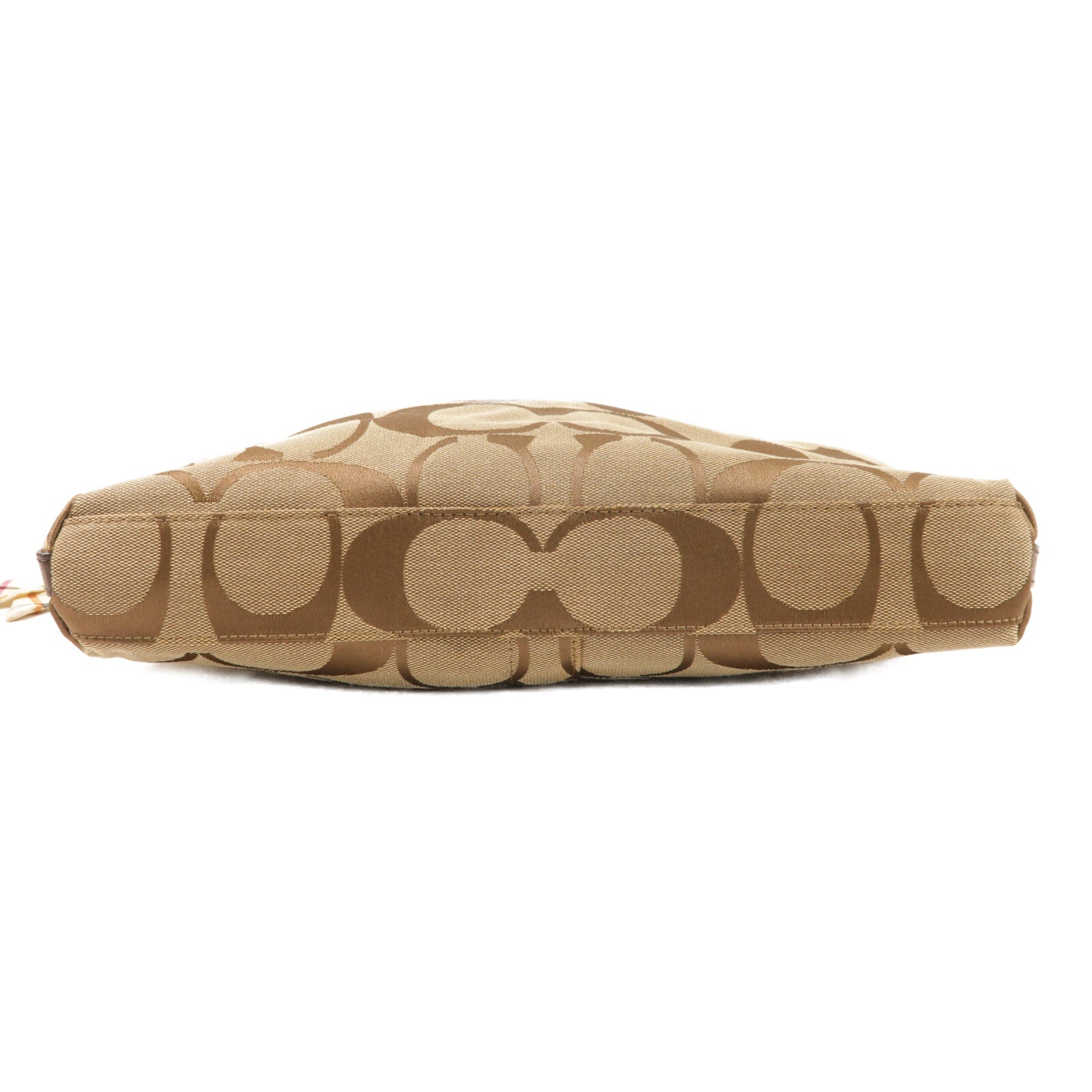 COACH 帆布2 Way Shoulder金扣手挽肩背兩用袋