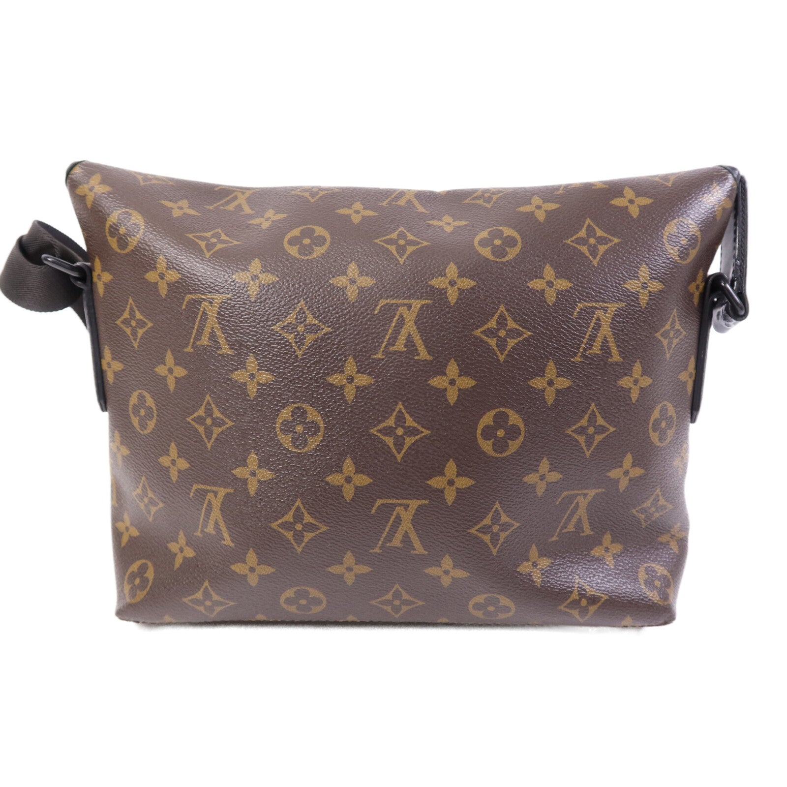 LOUIS VUITTON Monogram Macassar Magnetic Messenger Bag肩背袋