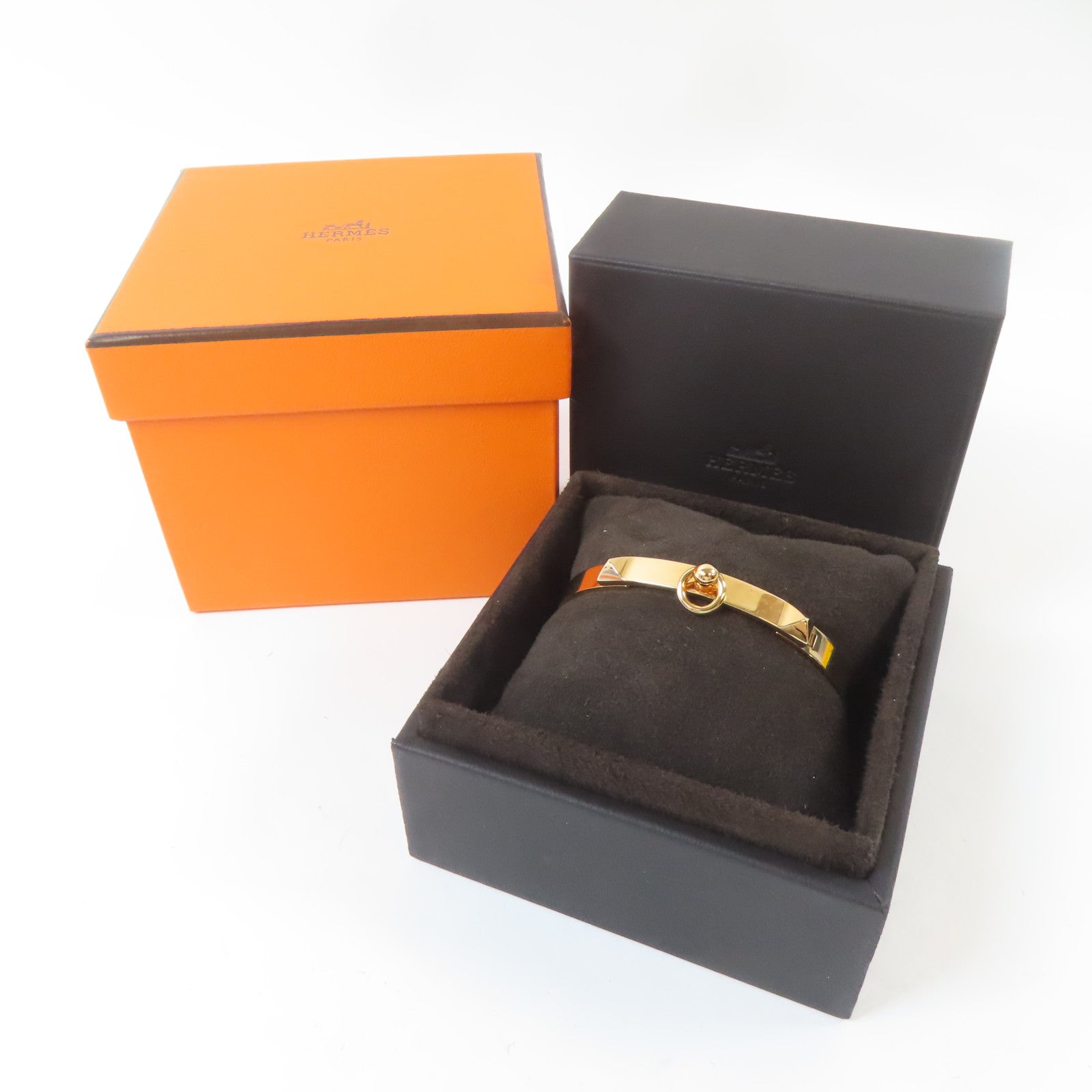 HERMES 18K玫瑰金CDC Bangle手鐲