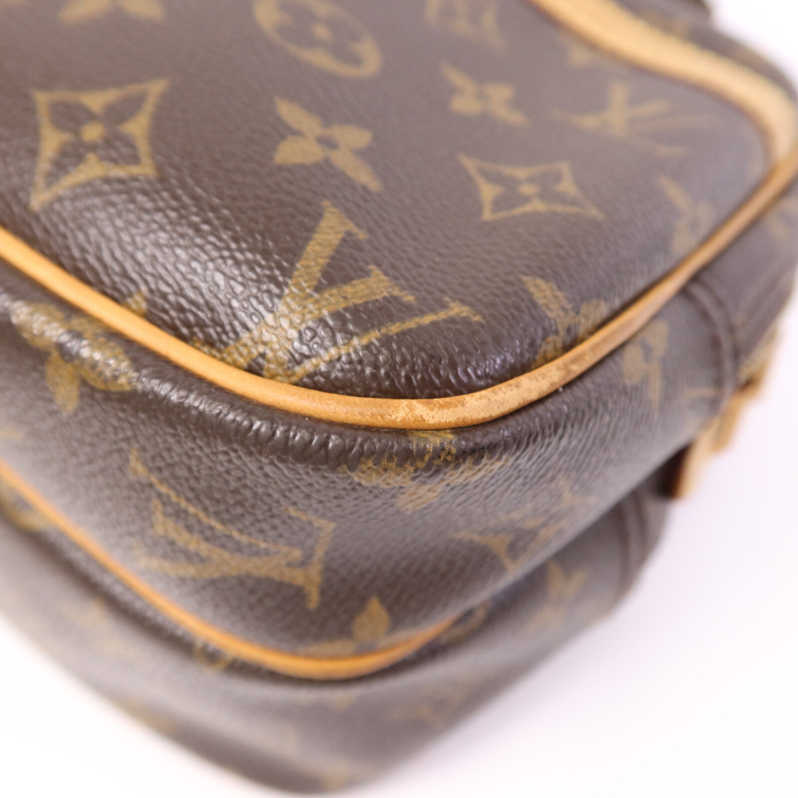 LOUIS VUITTON 【激減優惠】Monogram Reporter PM金扣肩背袋