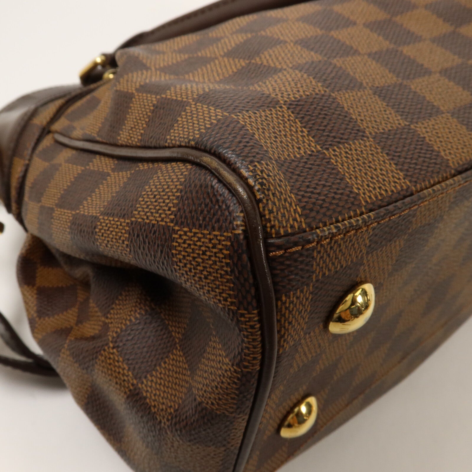 LOUIS VUITTON Damier Trevi PM手挽肩背兩用袋