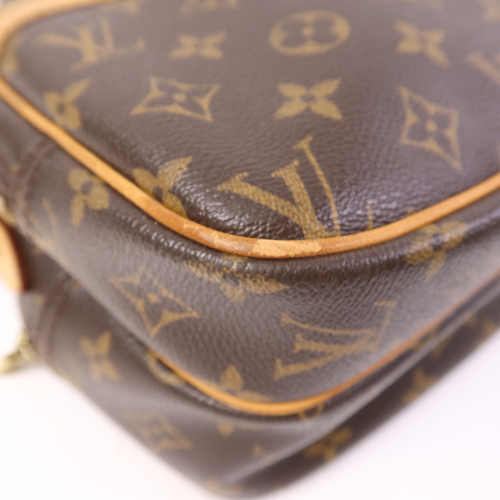 LOUIS VUITTON 【激減優惠】Monogram Reporter PM金扣肩背袋
