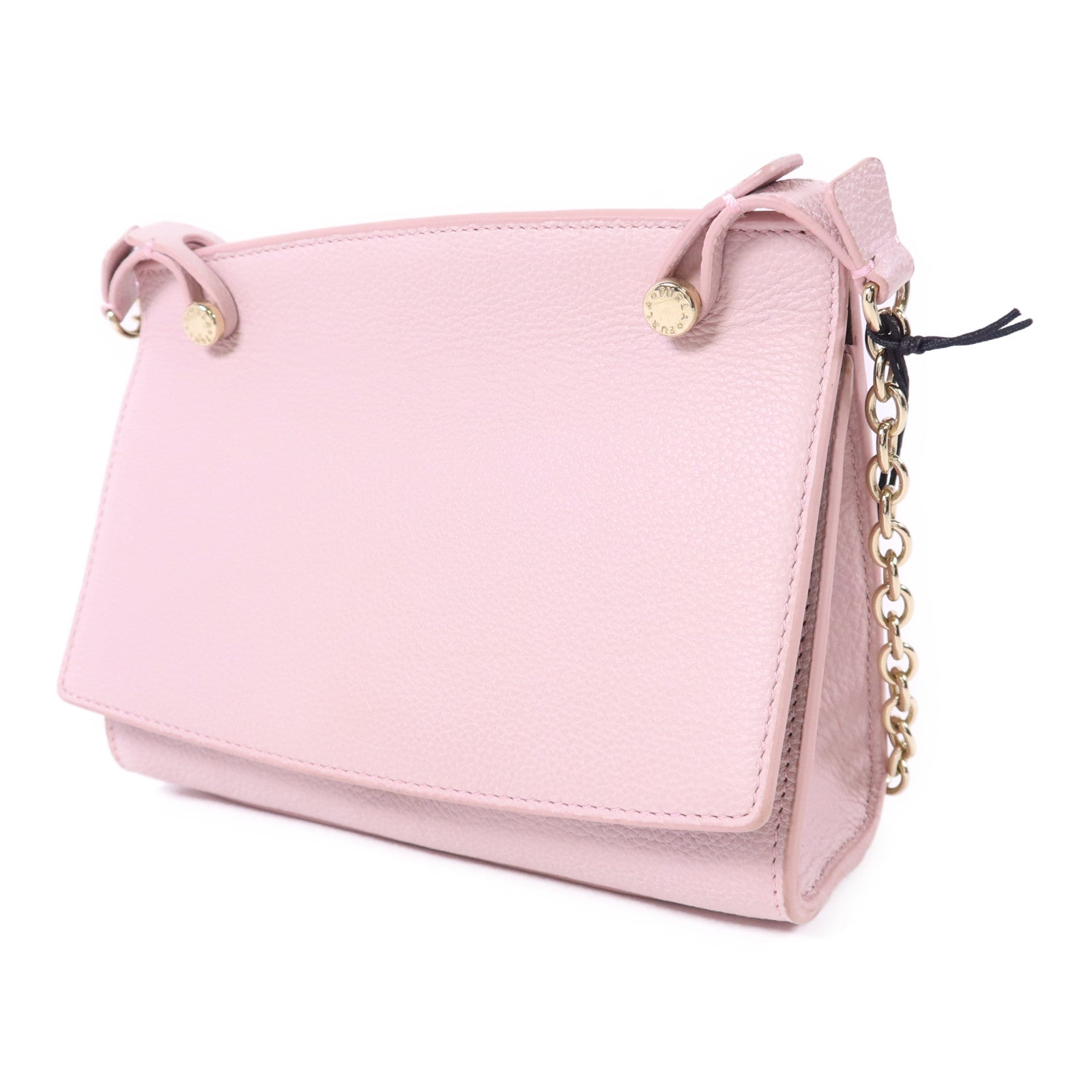 Furla 牛皮皮革Chain Shoulder Bag金扣鏈帶肩背袋