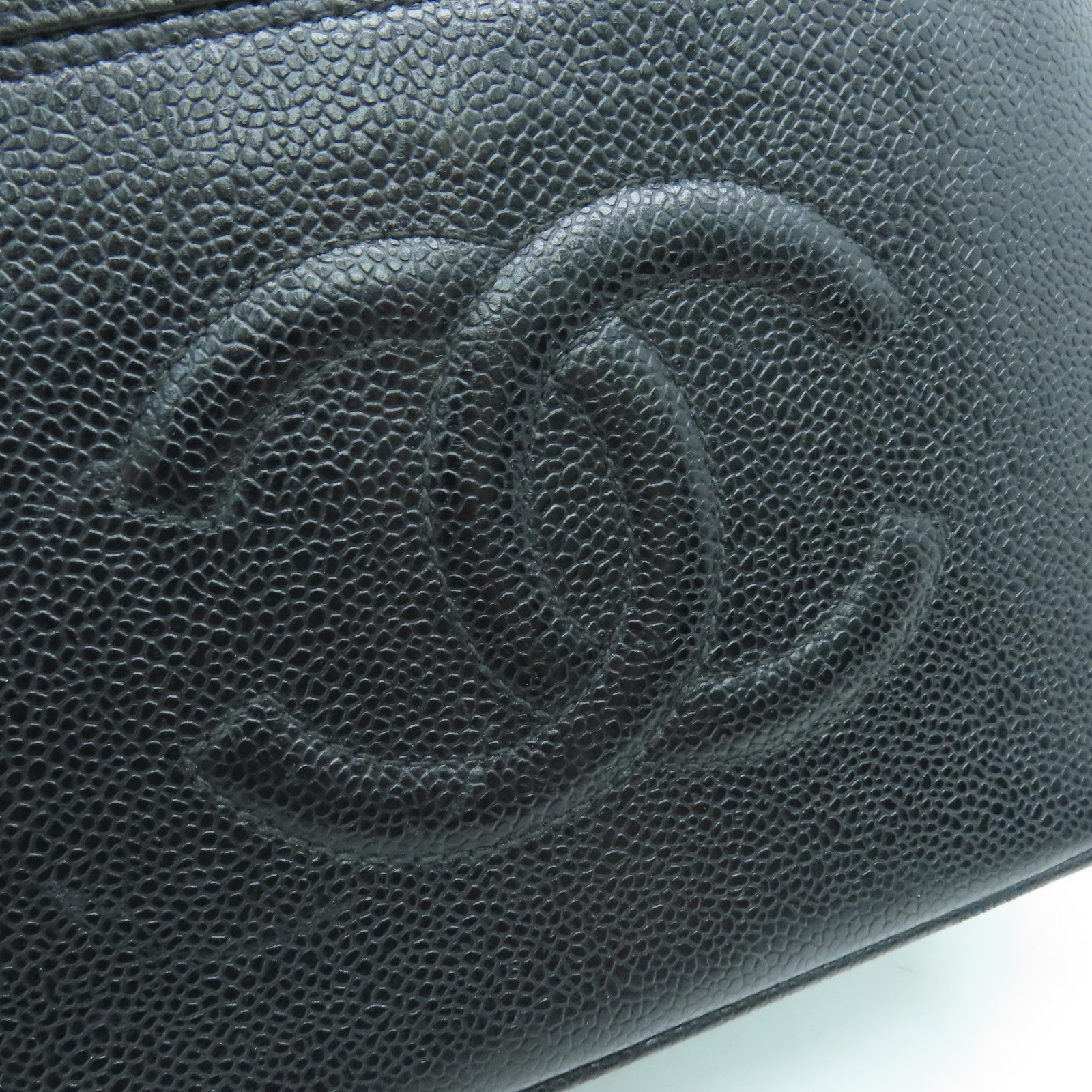 CHANEL 【清倉大減價】牛皮皮革Vintage Bag金扣手挽肩背兩用袋黑色