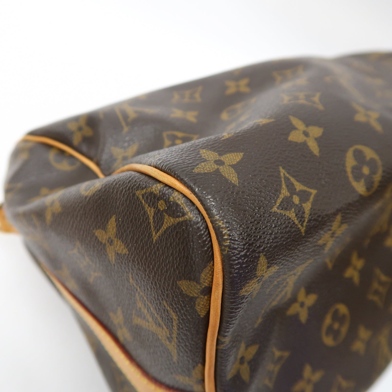 LOUIS VUITTON Monogram Speedy Bandouliere 30金扣手挽肩背兩用袋啡色