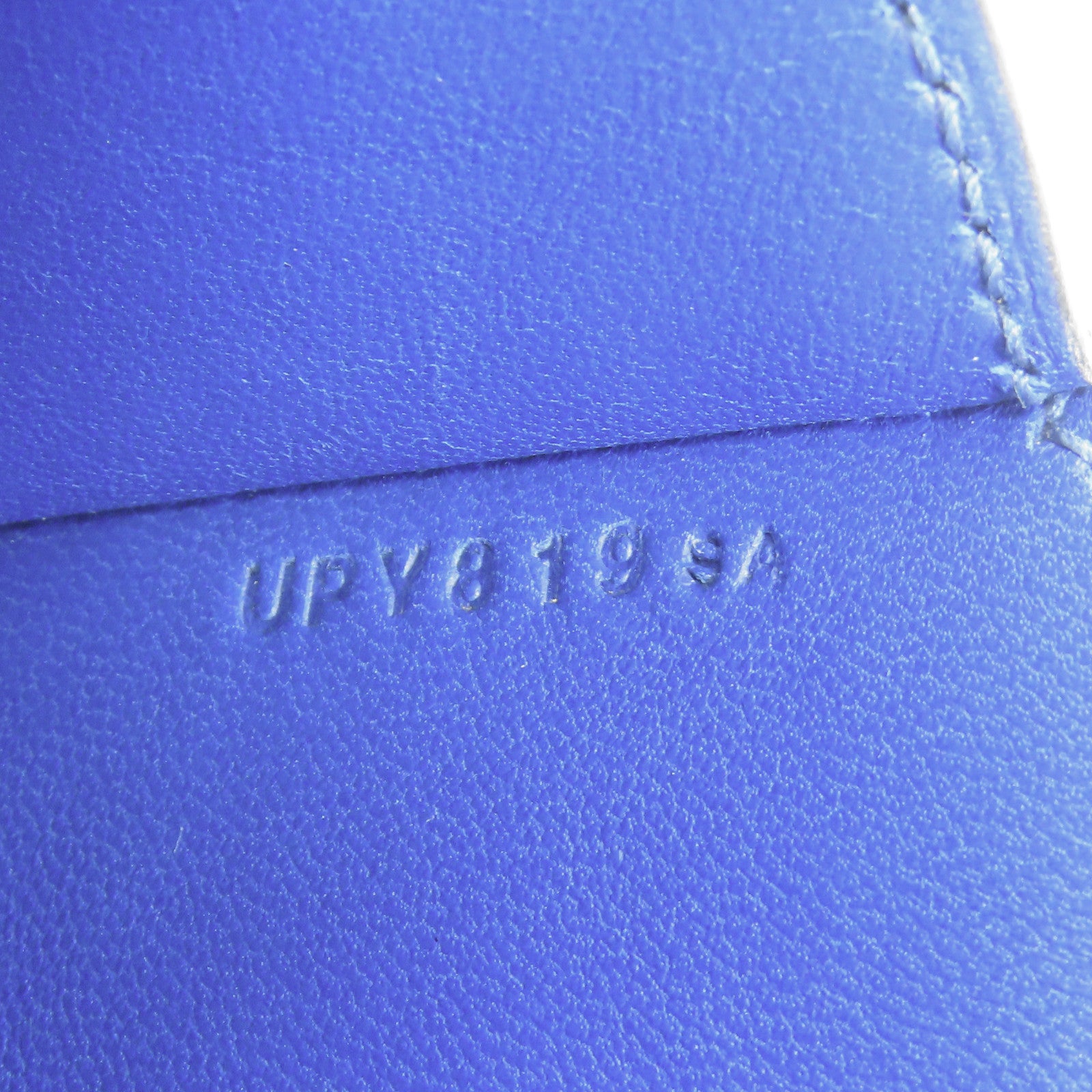 HERMES 【激減優惠】Epsom皮革Della Cavalleria銀扣肩背袋Bleu France藍色