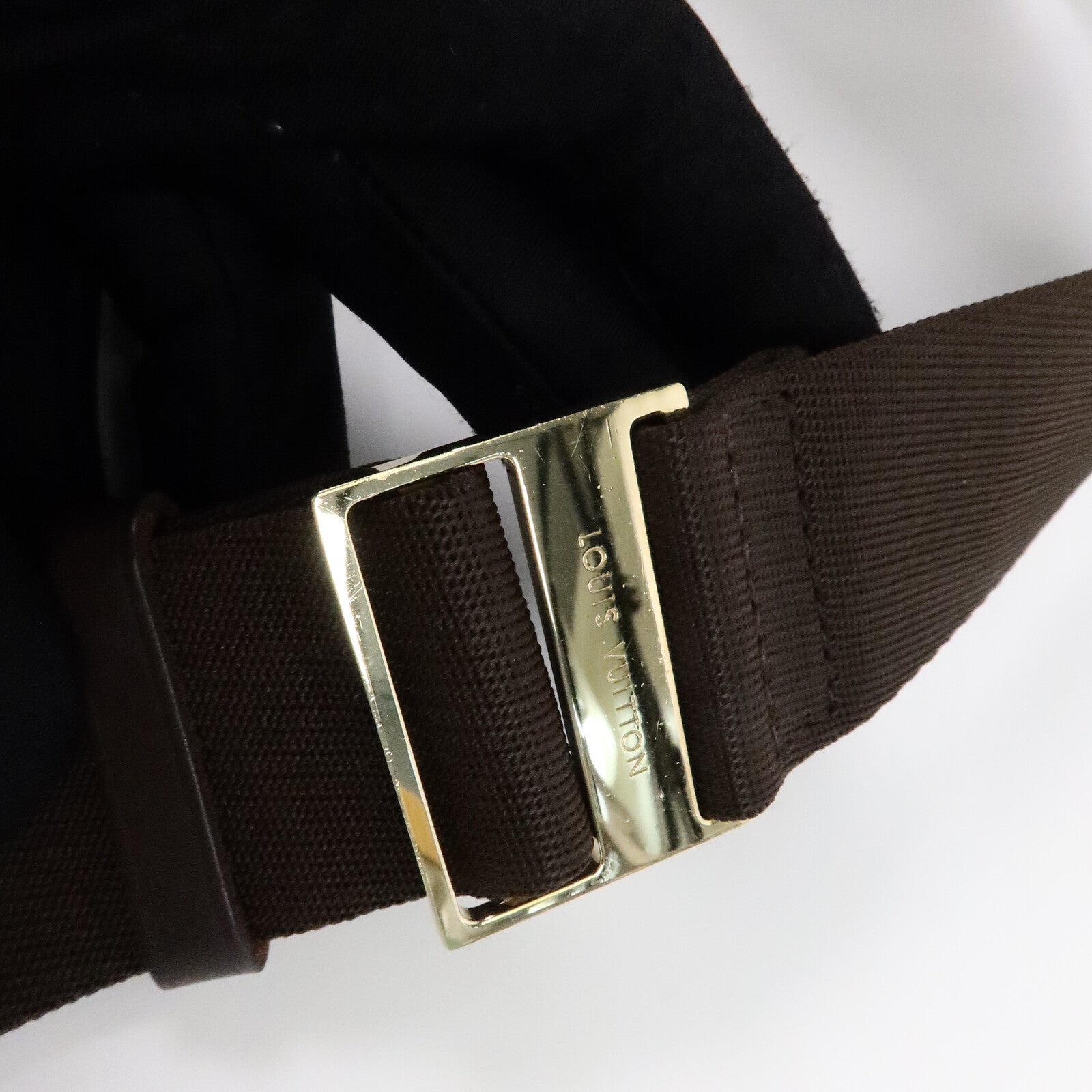 LOUIS VUITTON Damier Geronimos金扣腰包