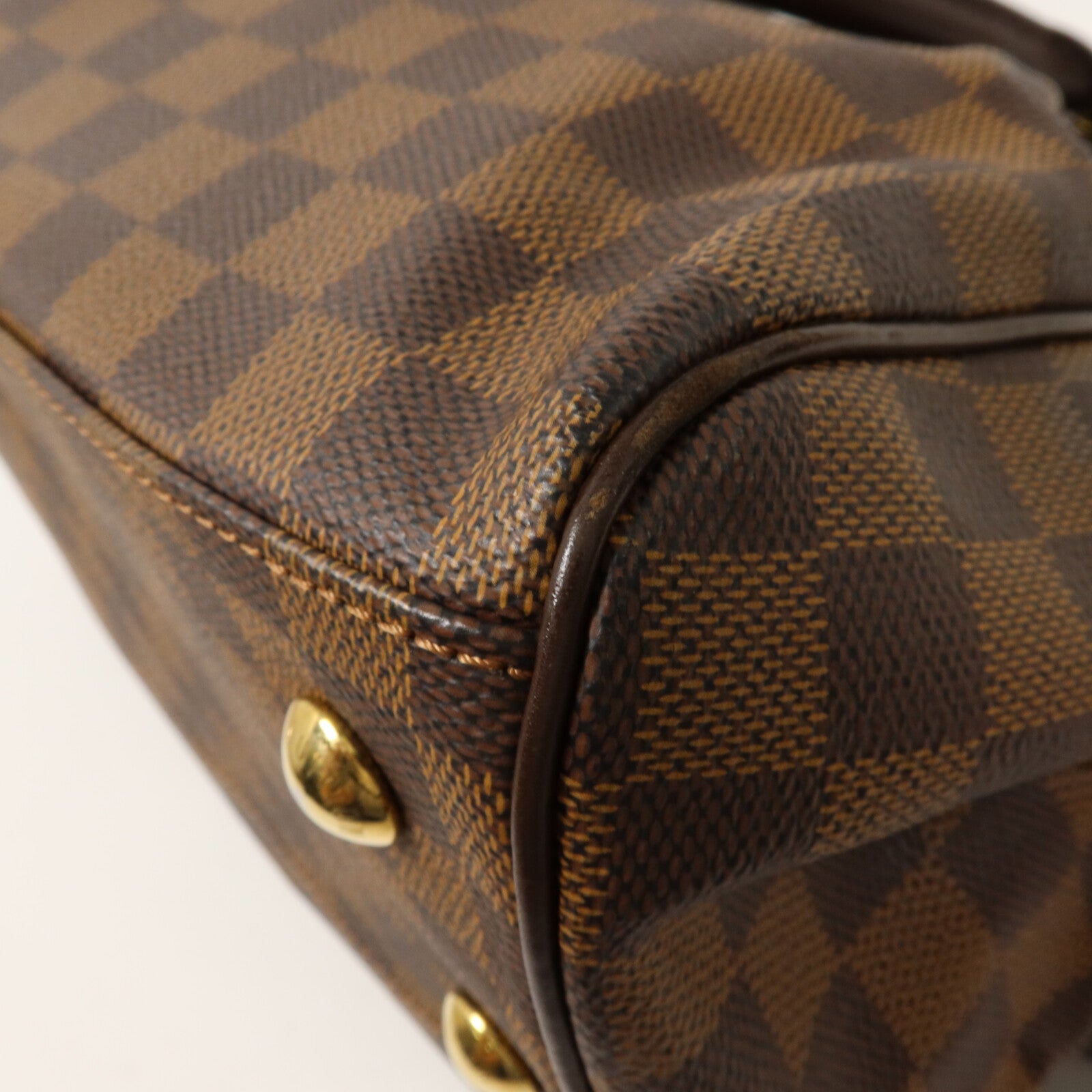 LOUIS VUITTON Damier Trevi PM手挽肩背兩用袋