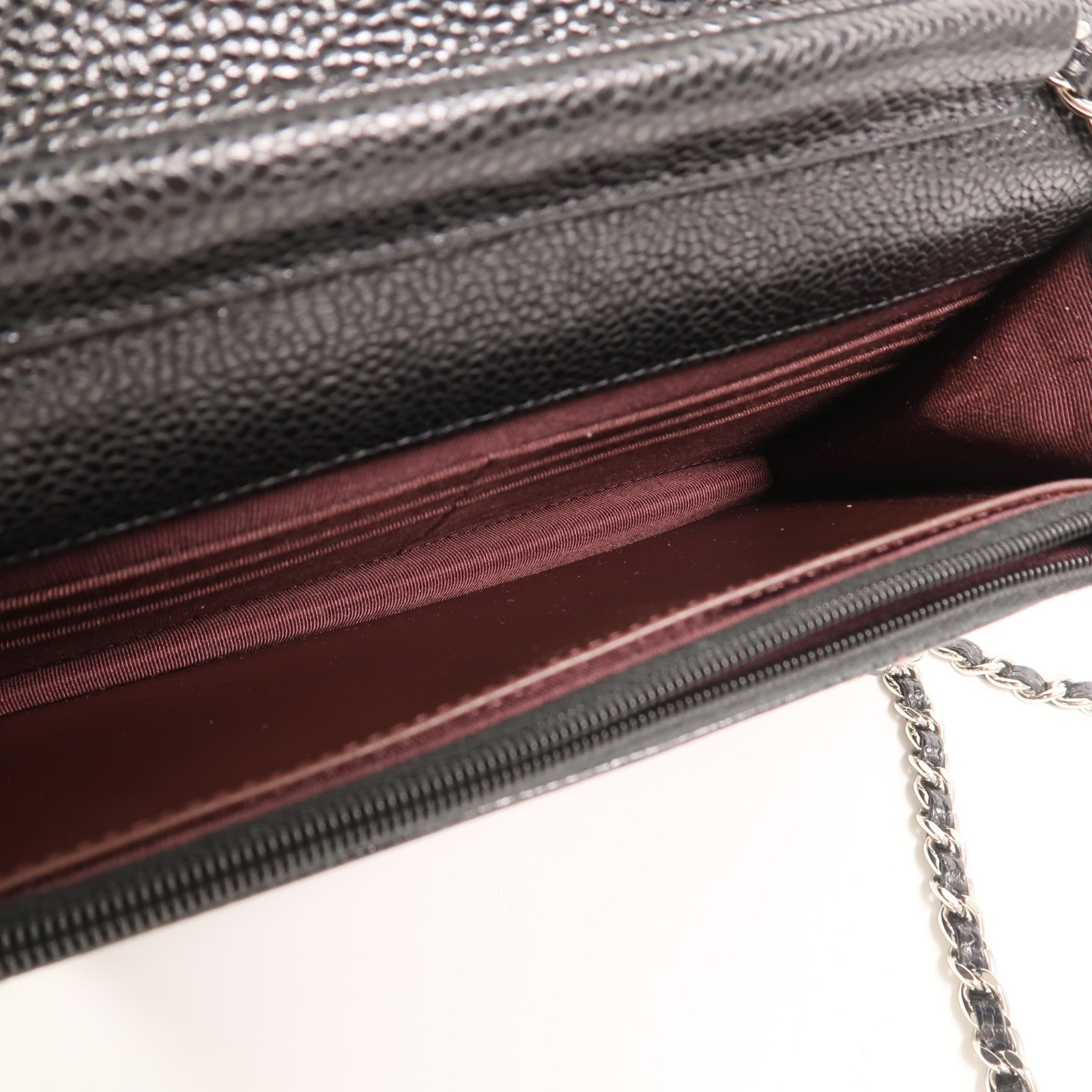 CHANEL 牛皮皮革WOC Wallet On Chain鏈帶肩背袋