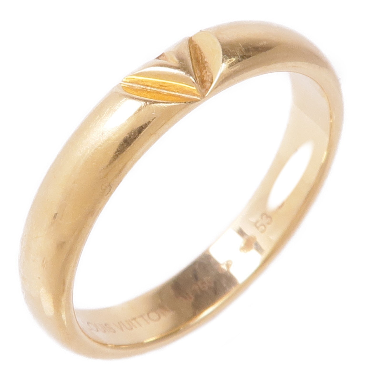 LOUIS VUITTON 【激減優惠】18K黃金Volt Multi Wedding Band戒指LV#53/US#6.5