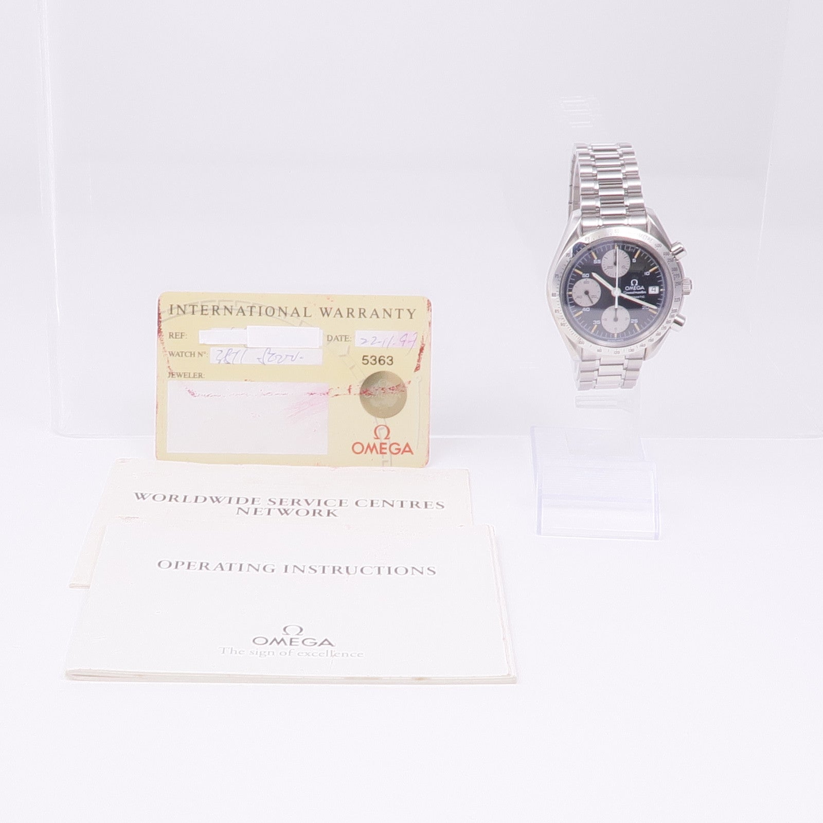 OMEGA Speedmaster 3511-50 Automatic Watch Stainless Steel Black