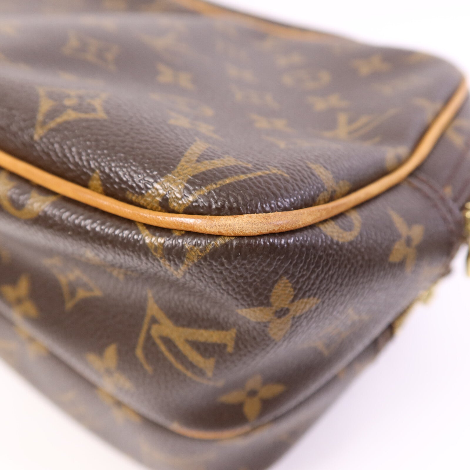 LOUIS VUITTON 【激減優惠】Monogram Reporter PM金扣肩背袋