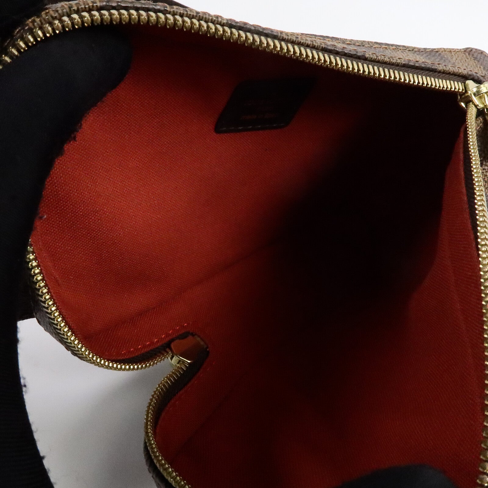 LOUIS VUITTON Damier Geronimos金扣腰包