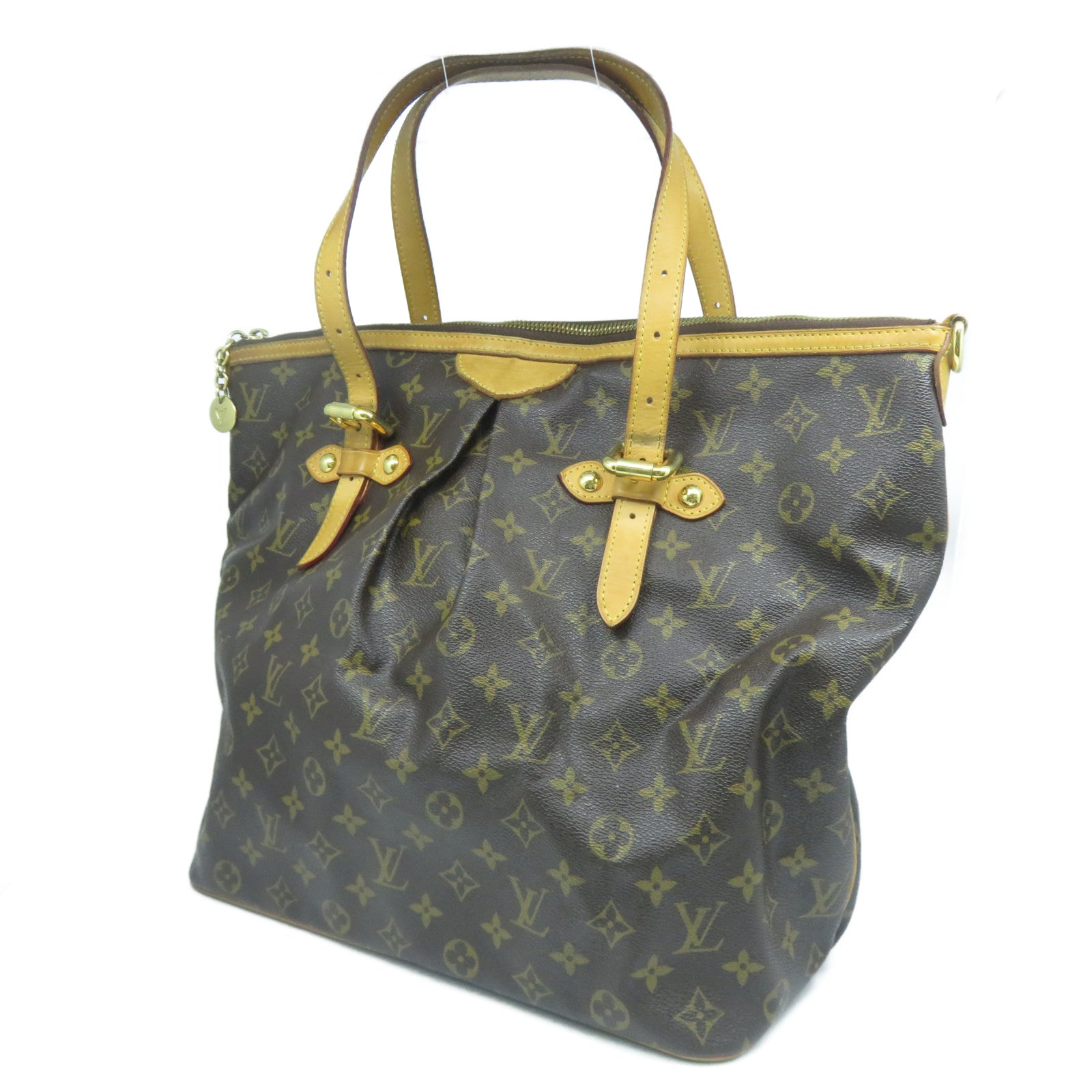 LOUIS VUITTON 【激減優惠】Monogram Palermo GM金扣手挽肩背兩用袋啡色