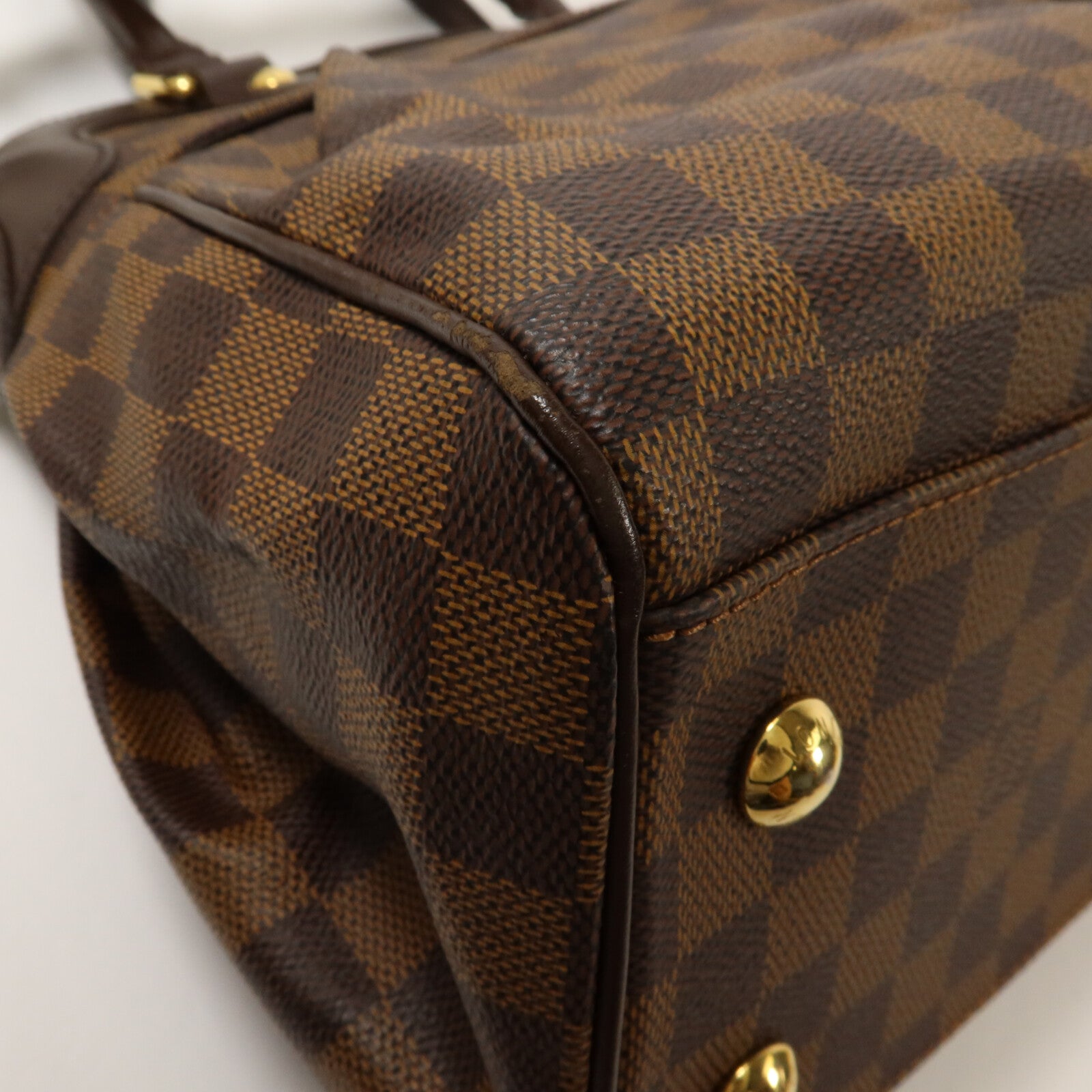 LOUIS VUITTON Damier Trevi PM手挽肩背兩用袋