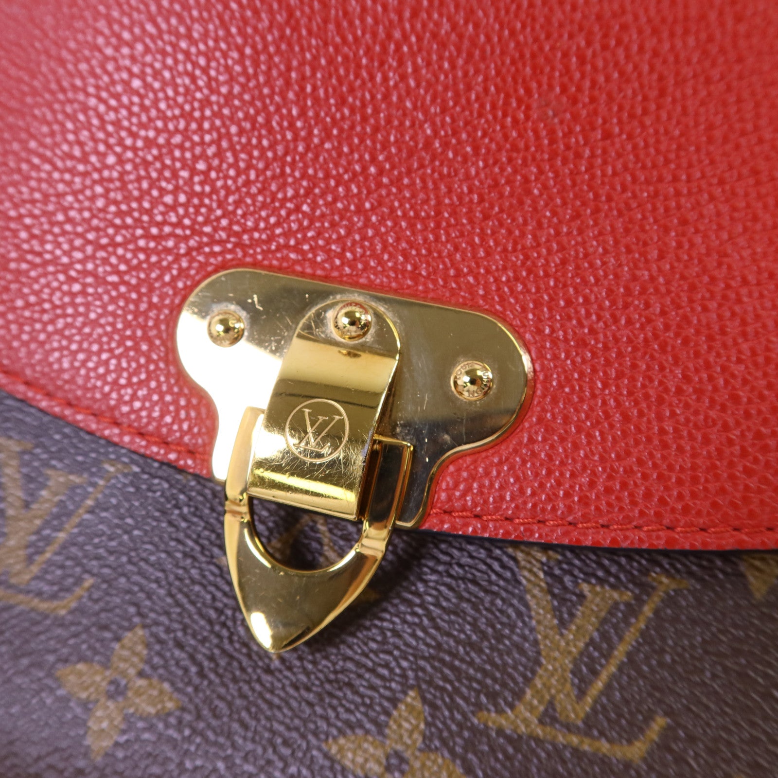 LOUIS VUITTON Monogram Saint Placide金扣肩背袋