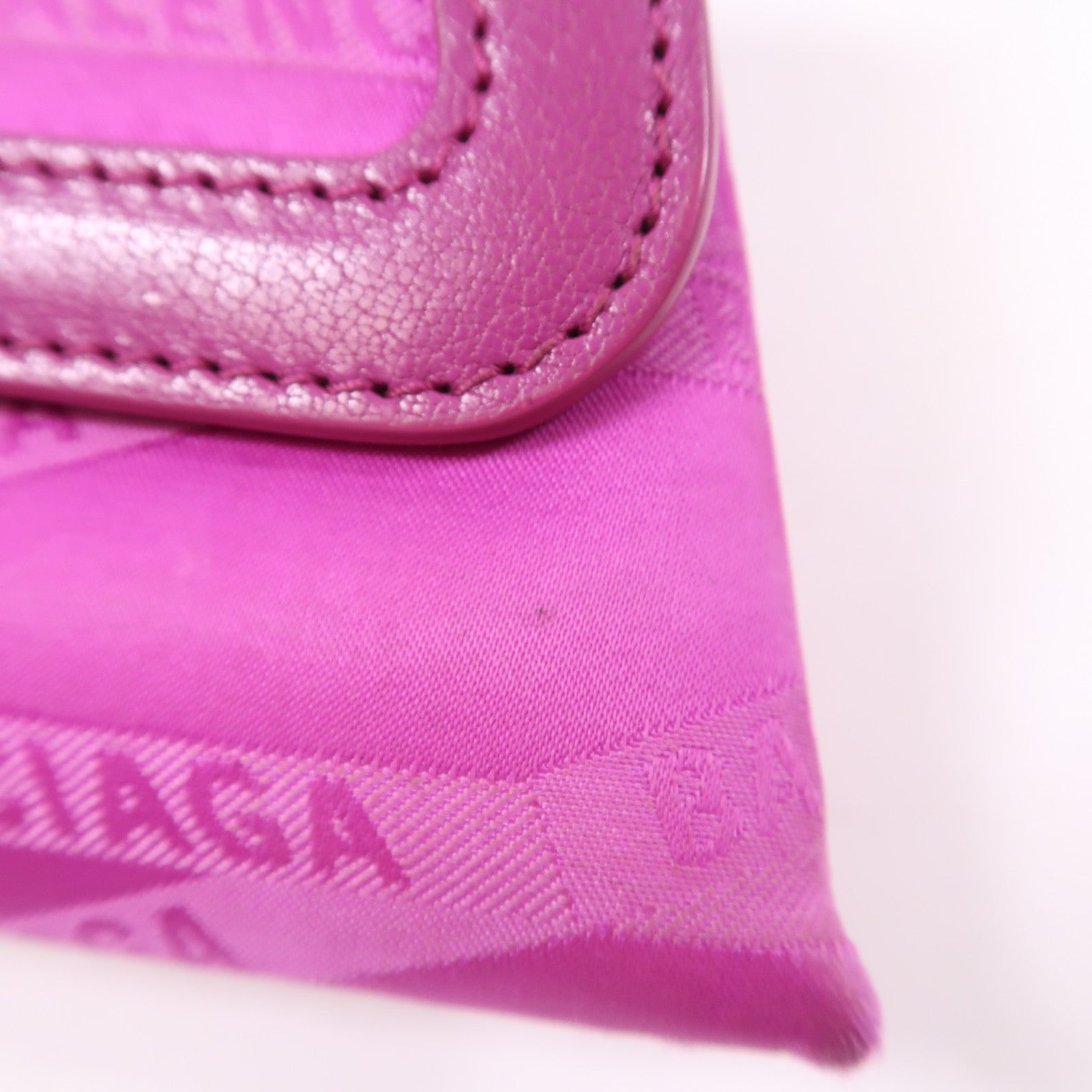 BALENCIAGA 【激減優惠】尼龍/牛皮皮革Shoulder Bag金扣肩背袋