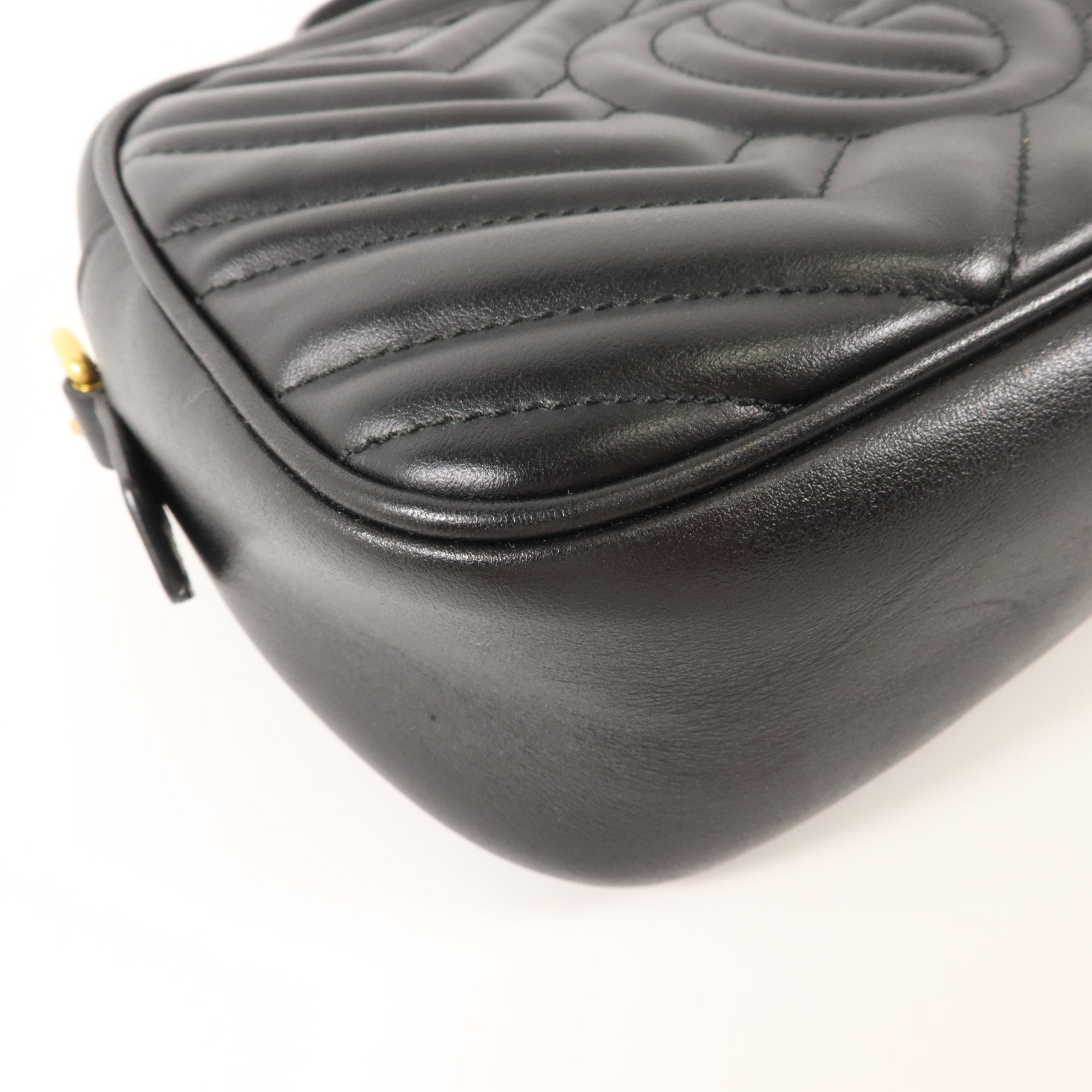 GUCCI 牛皮皮革GG Marmont Shoulder Bag鏈帶肩背袋