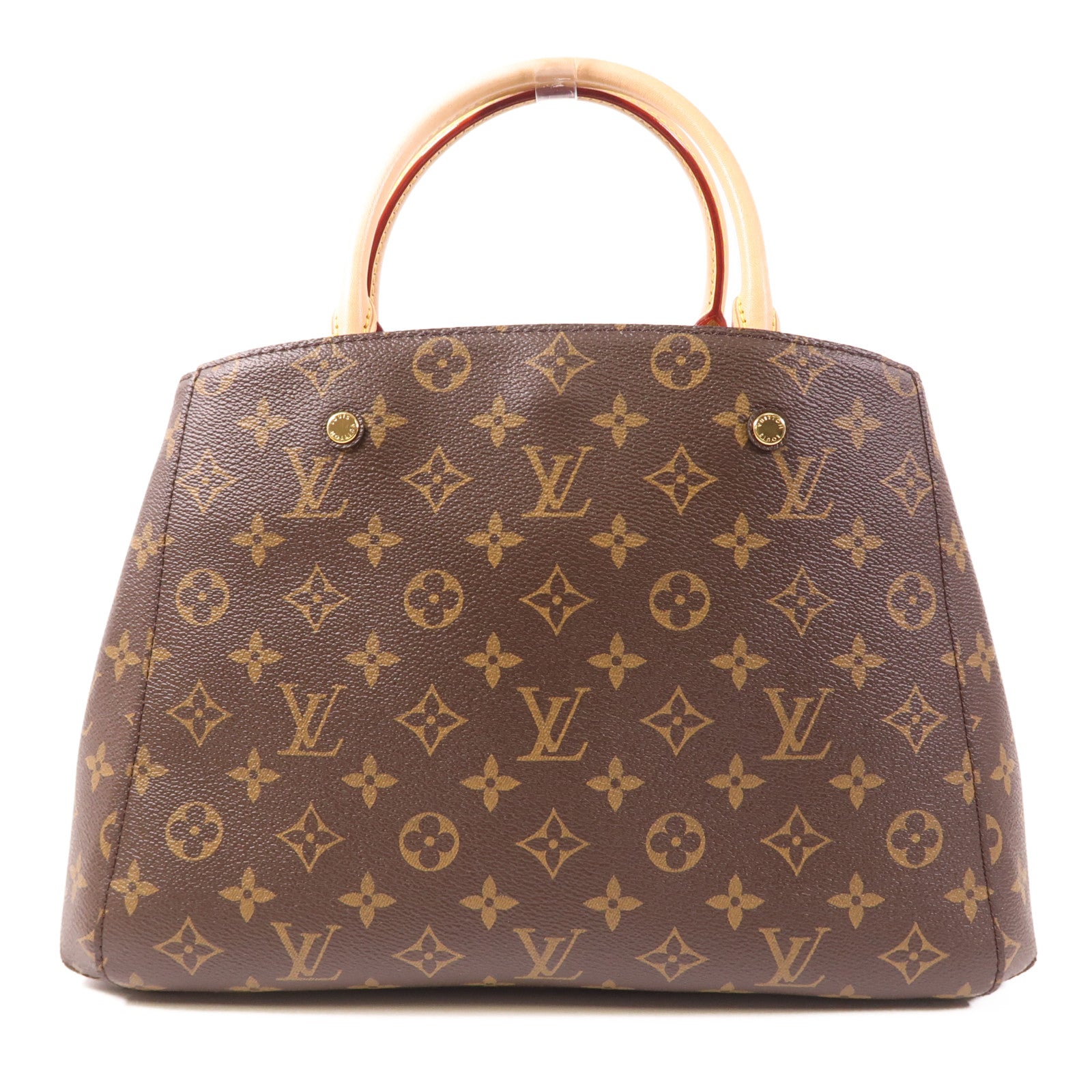 LOUIS VUITTON Monogram Montaigne MM金扣手挽肩背兩用袋