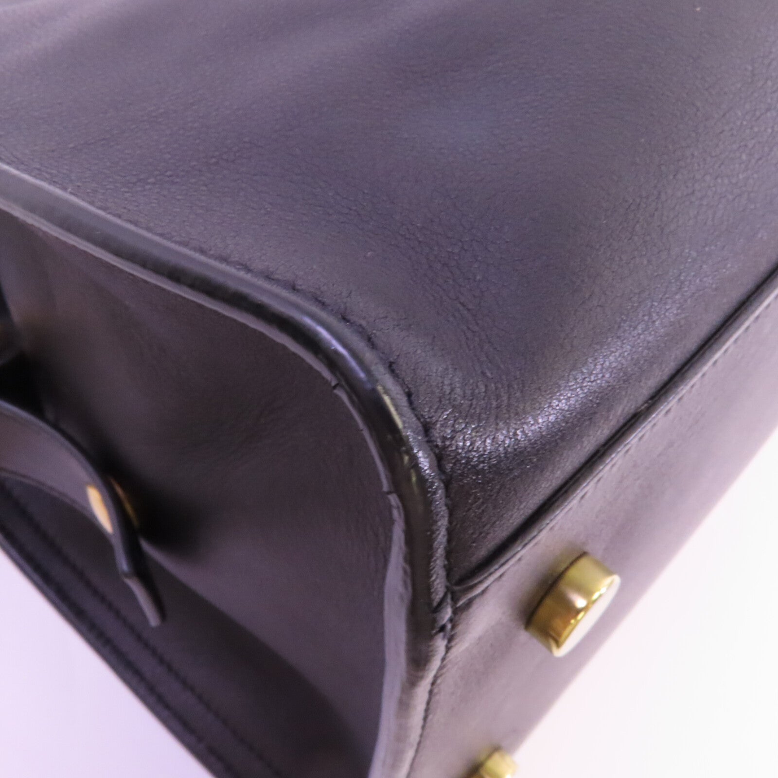 SAINT LAURENT 牛皮皮革2Way Shoulder Bag金扣手挽肩背兩用袋