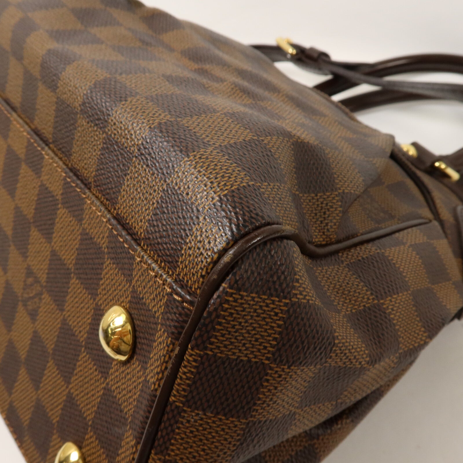 LOUIS VUITTON Damier Trevi PM手挽肩背兩用袋