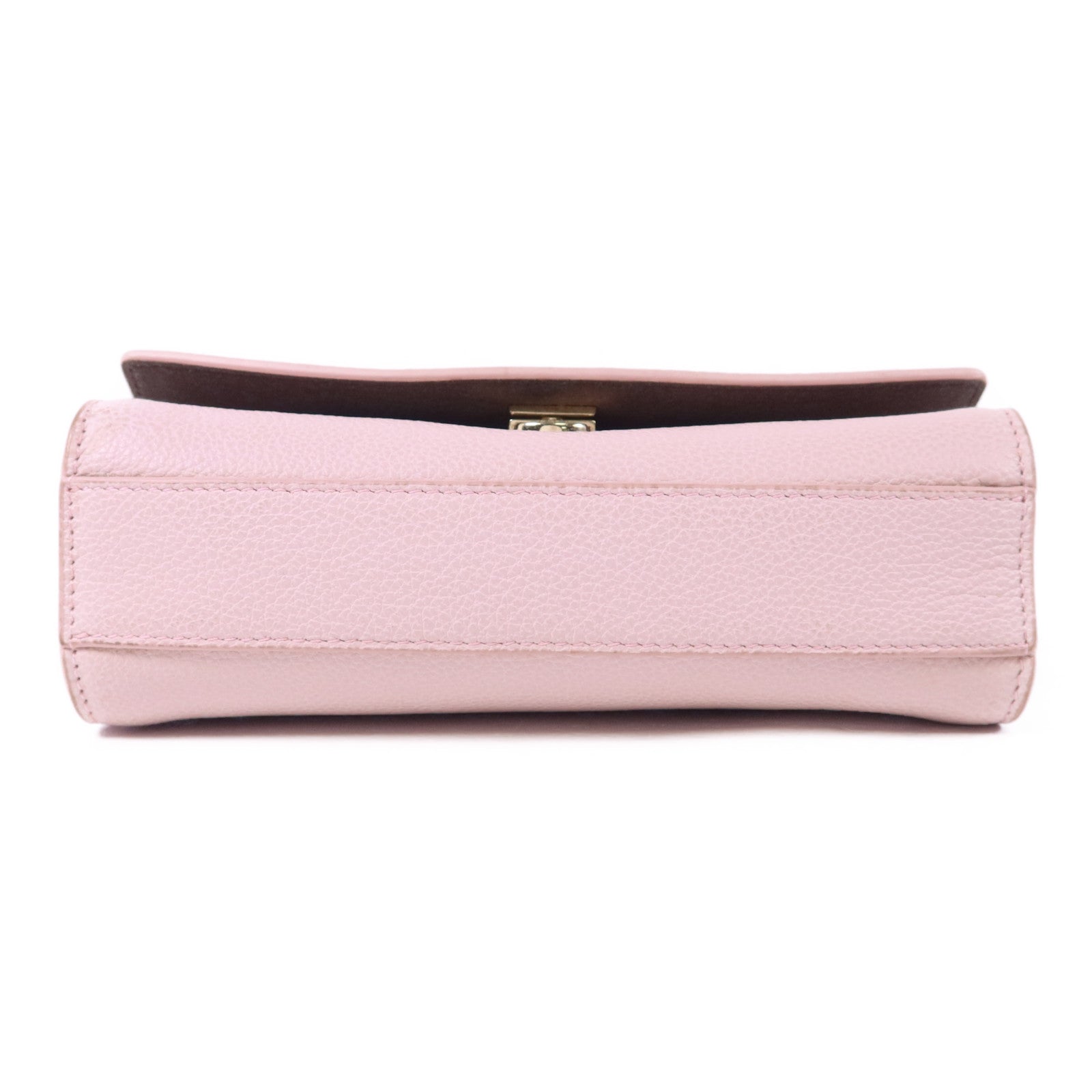 Furla 牛皮皮革Chain Shoulder Bag金扣鏈帶肩背袋