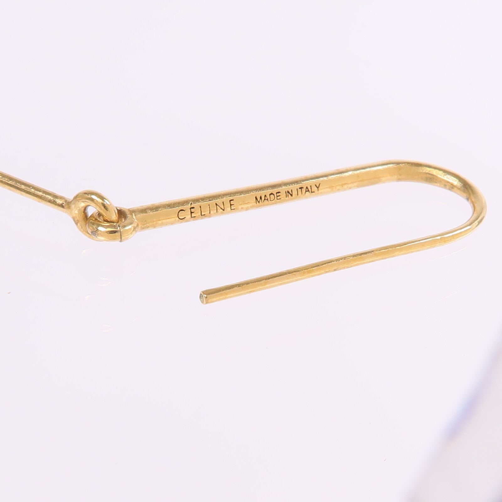 CELINE 金屬Stone Earrings耳環