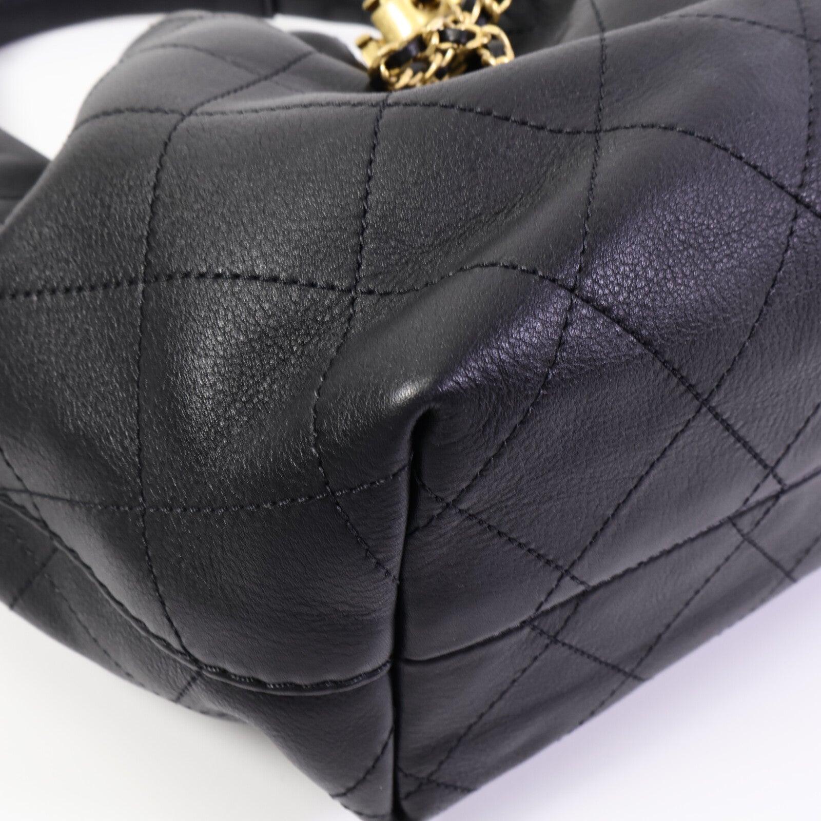 CHANEL 【激減優惠】牛皮皮革Hobo肩背袋