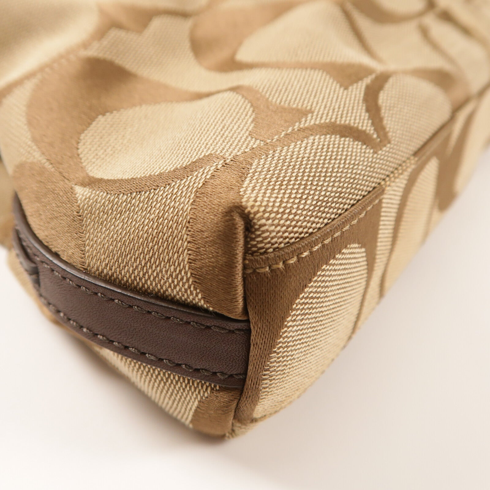 COACH 帆布2 Way Shoulder金扣手挽肩背兩用袋